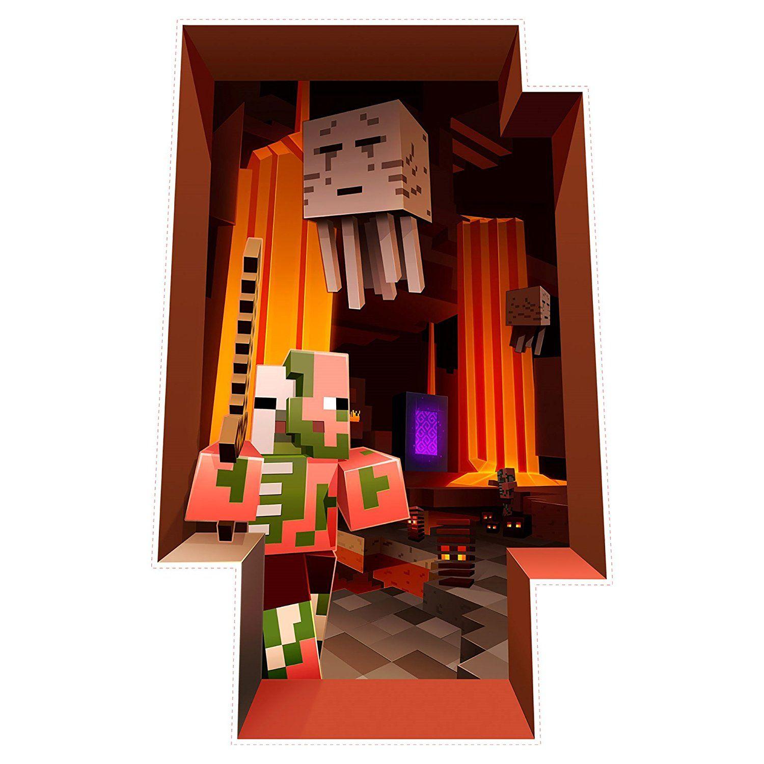 1500x1500 Minecraft Decal Wall Cling Nether .walmart.com · Out of stock