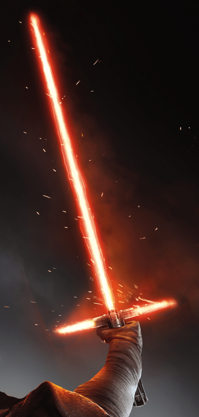 820x1720 Kylo Ren's lightsaber. Star wars geek .com