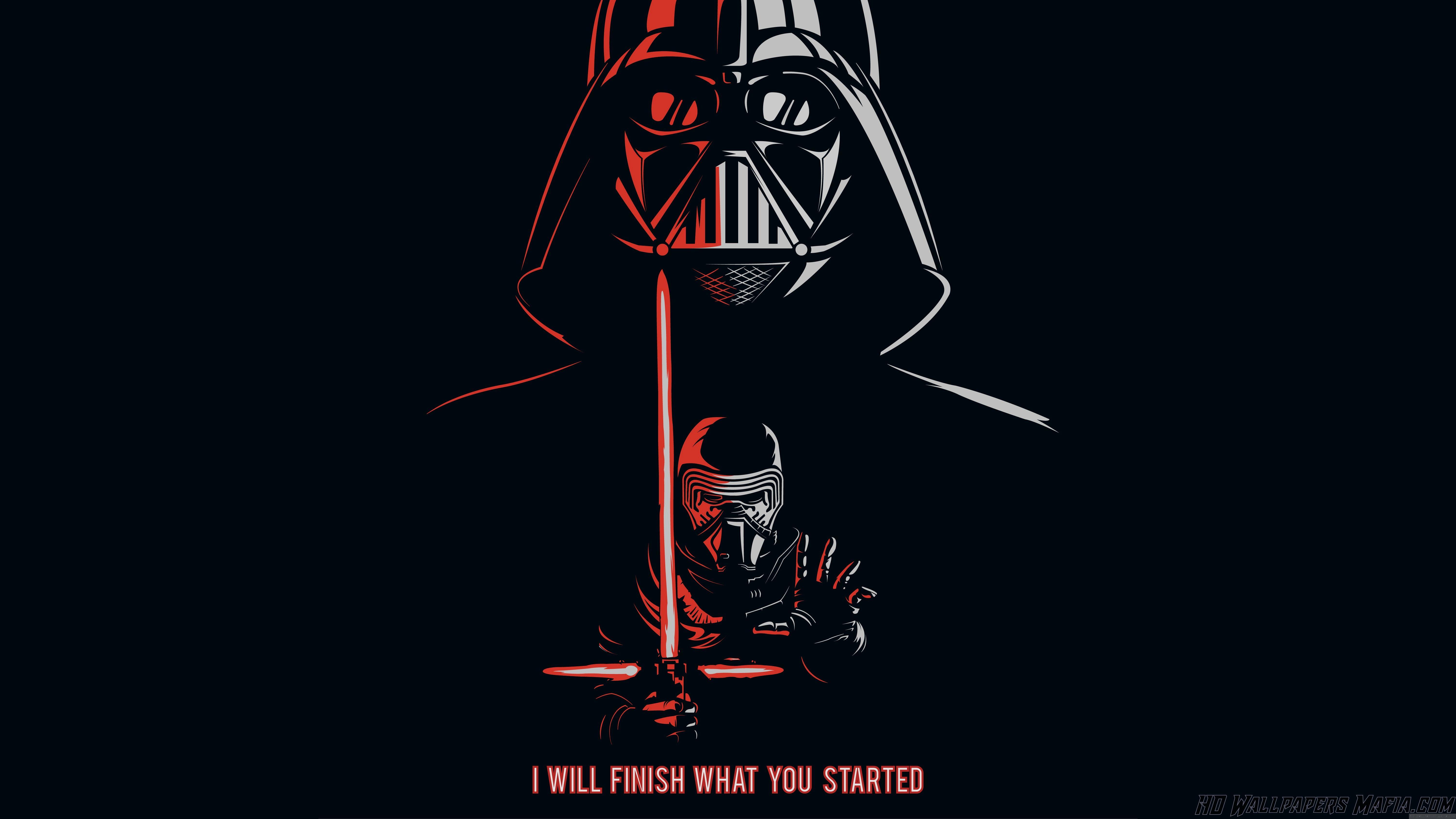 6002x3376 Darth Vader Kylo Ren Quotes 5k .com