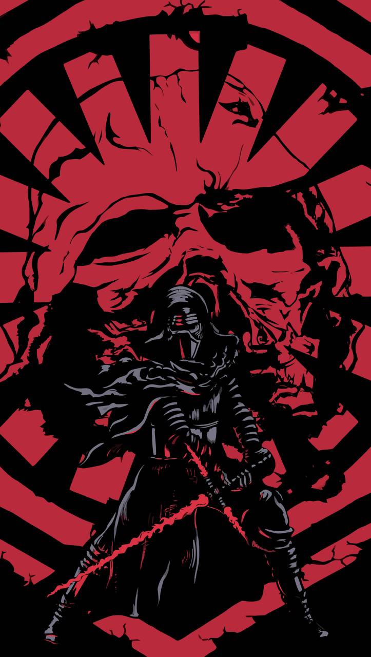 723x1280 Kylo Ren Lord Vader wallpaper by .