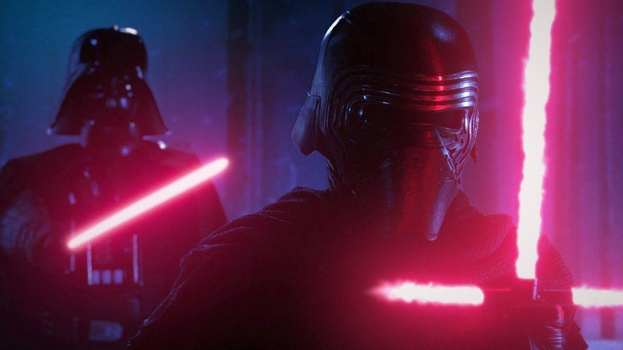 1280x720 Kylo Ren vs Darth Vader OF .