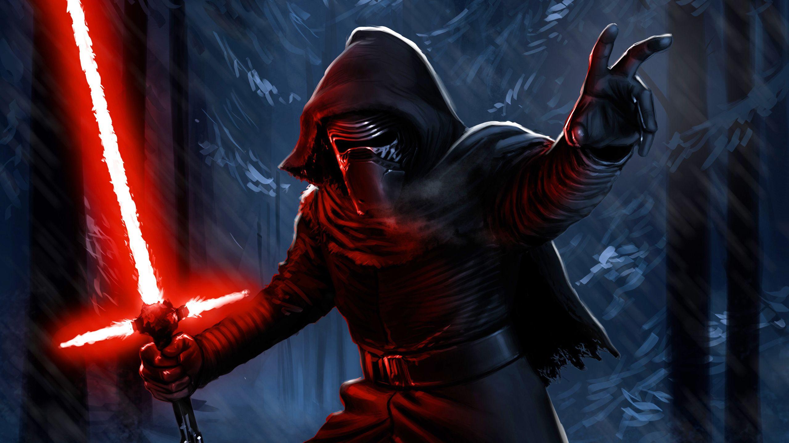 2560x1440 Kylo Ren Darth Vader Lightsaber Sith .hdwallpaper.in