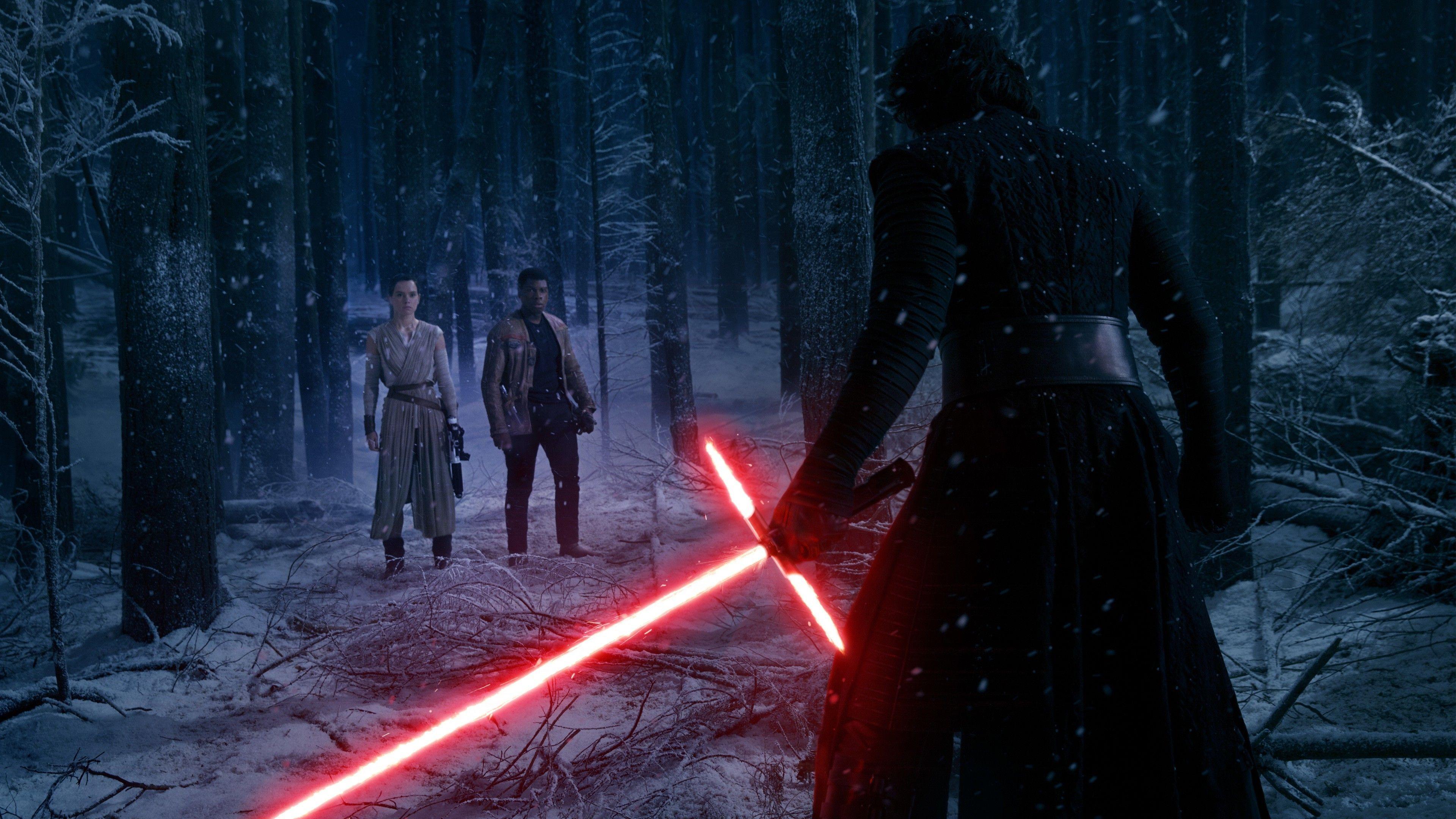 3840x2160 Kylo Ren Lightsaber Force Awakens .