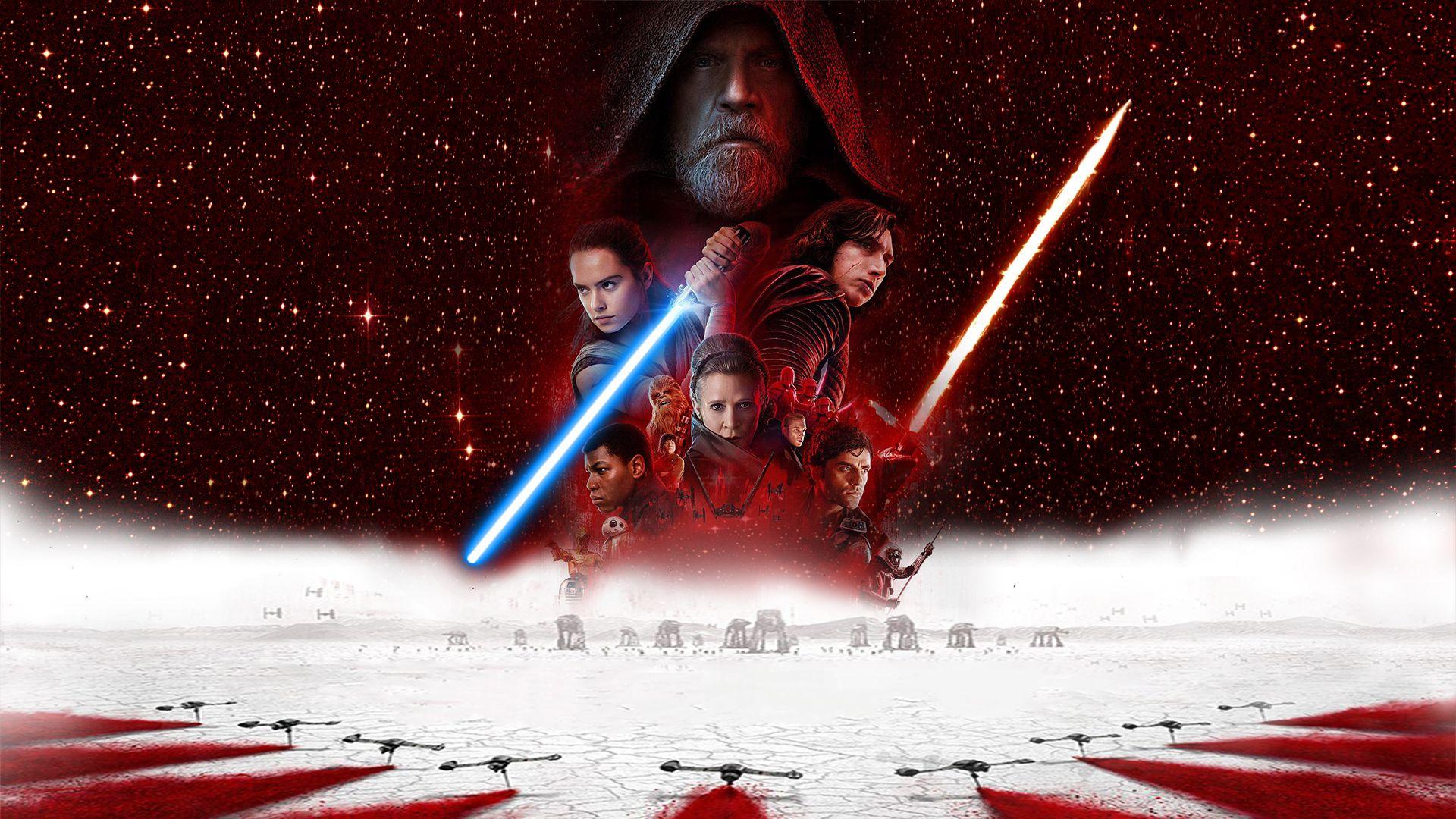 1920x1080 The Last Jedi, #Kylo Ren, #lightsaber .
