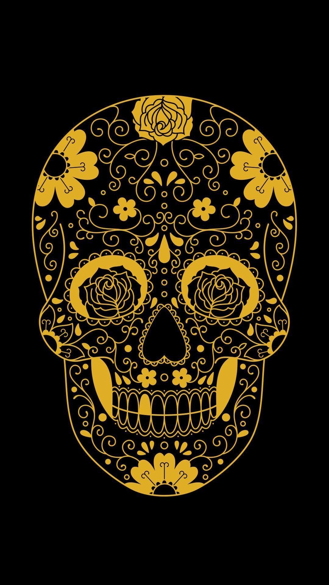 1080x1920 Dark Sugar Skull