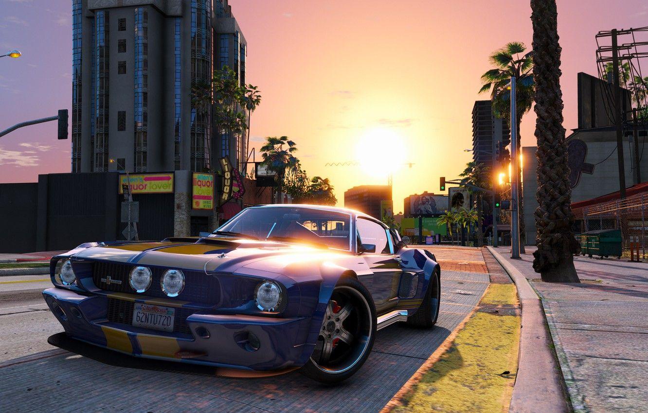 1332x850 Wallpaper the city, street, Mustang .