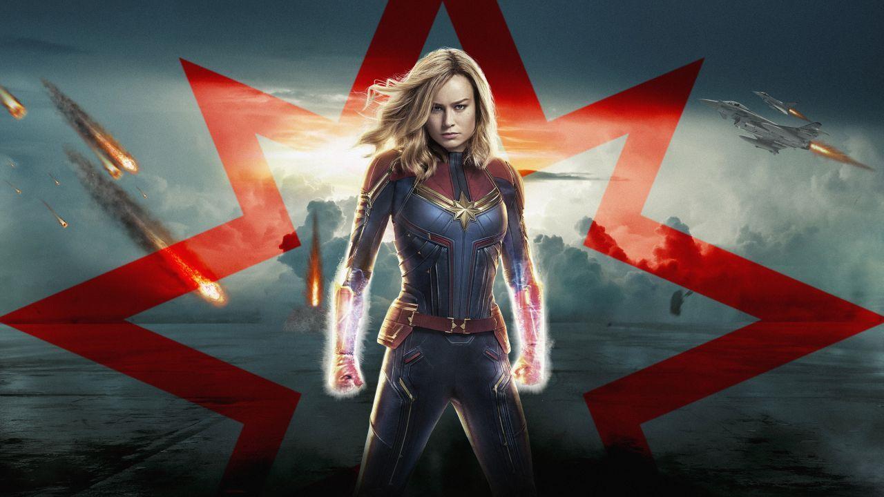 1280x720 Captain Marvel Wallpaper