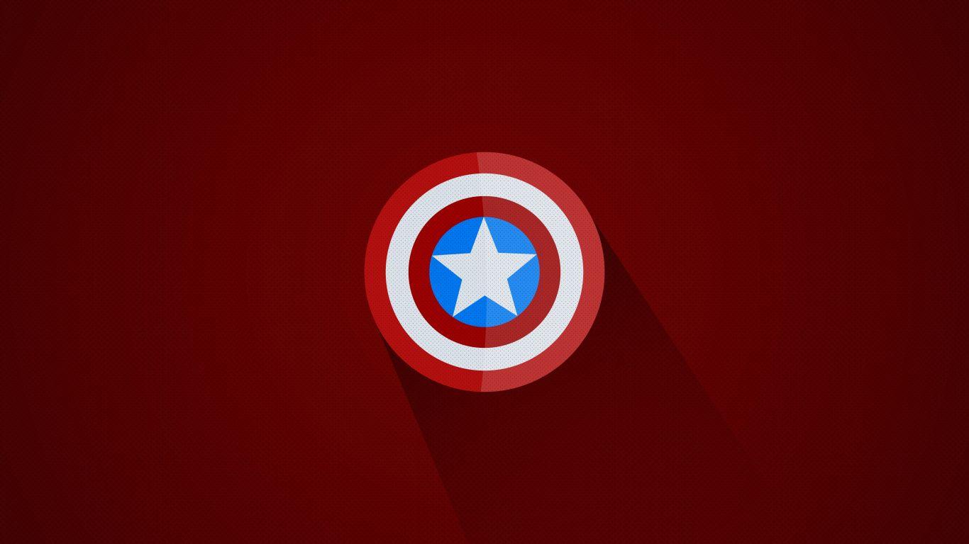1366x768 Download Shield of Captain America .