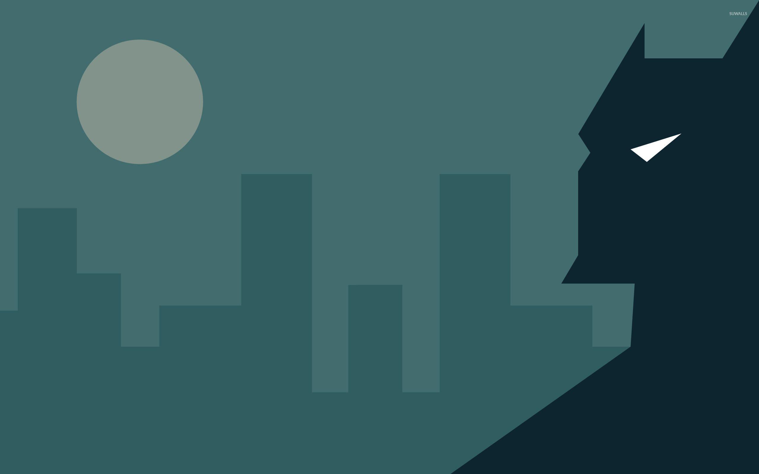 2560x1600 Minimal Batman wallpaper .