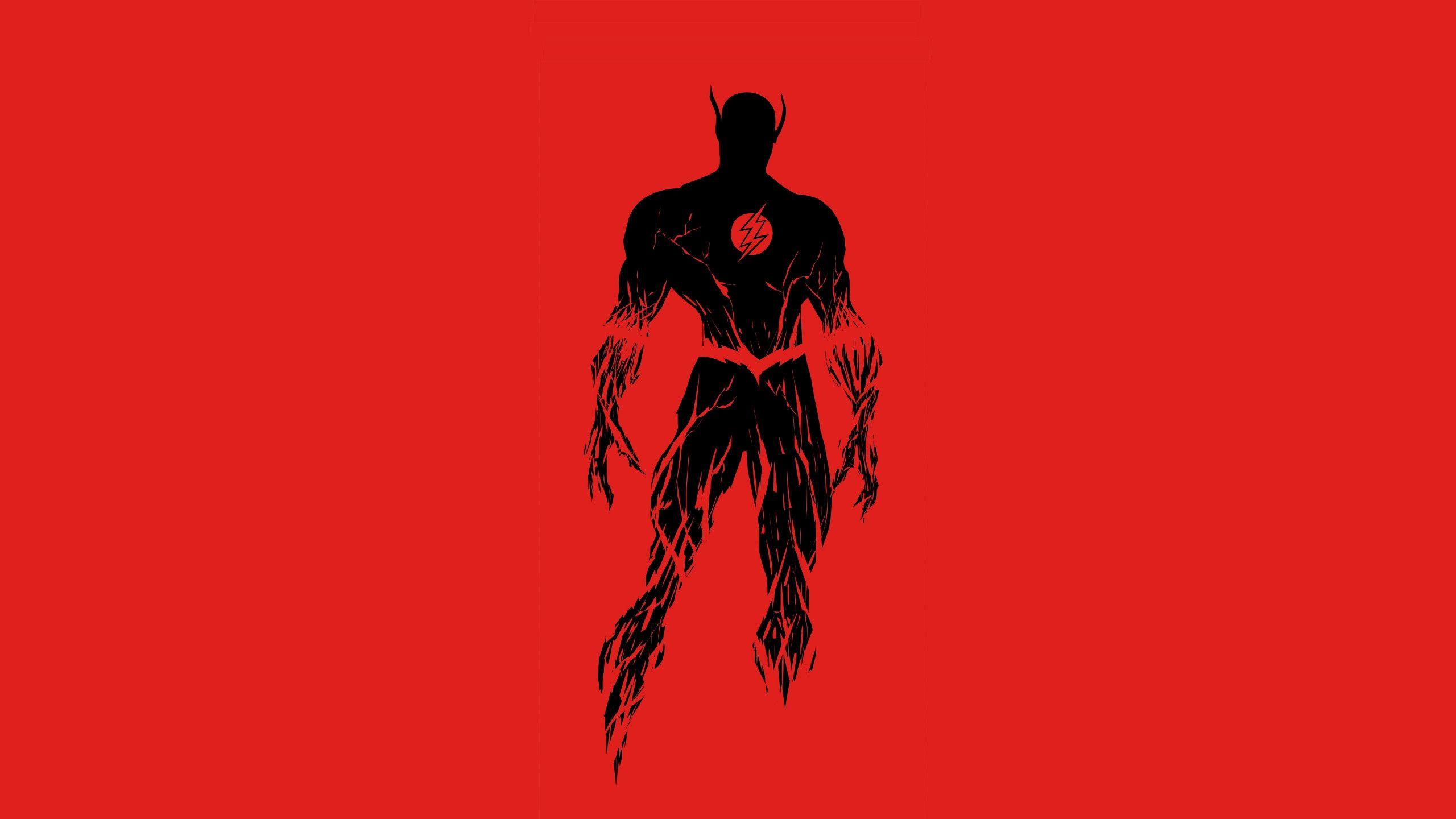 2560x1440 2560x Wallpaper Flash, Artwork, Superhero, Minimal Wallpaper HD