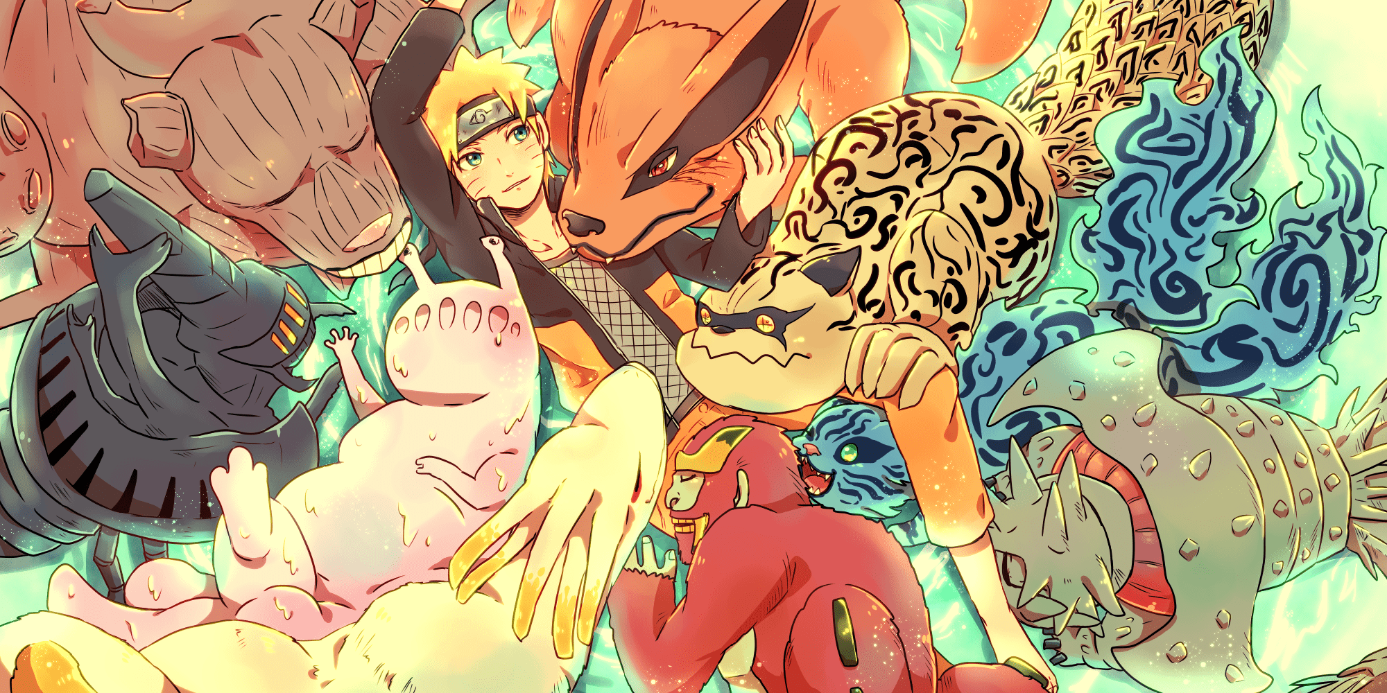 2000x1000 HD Naruto Wallpaper For Mobile And