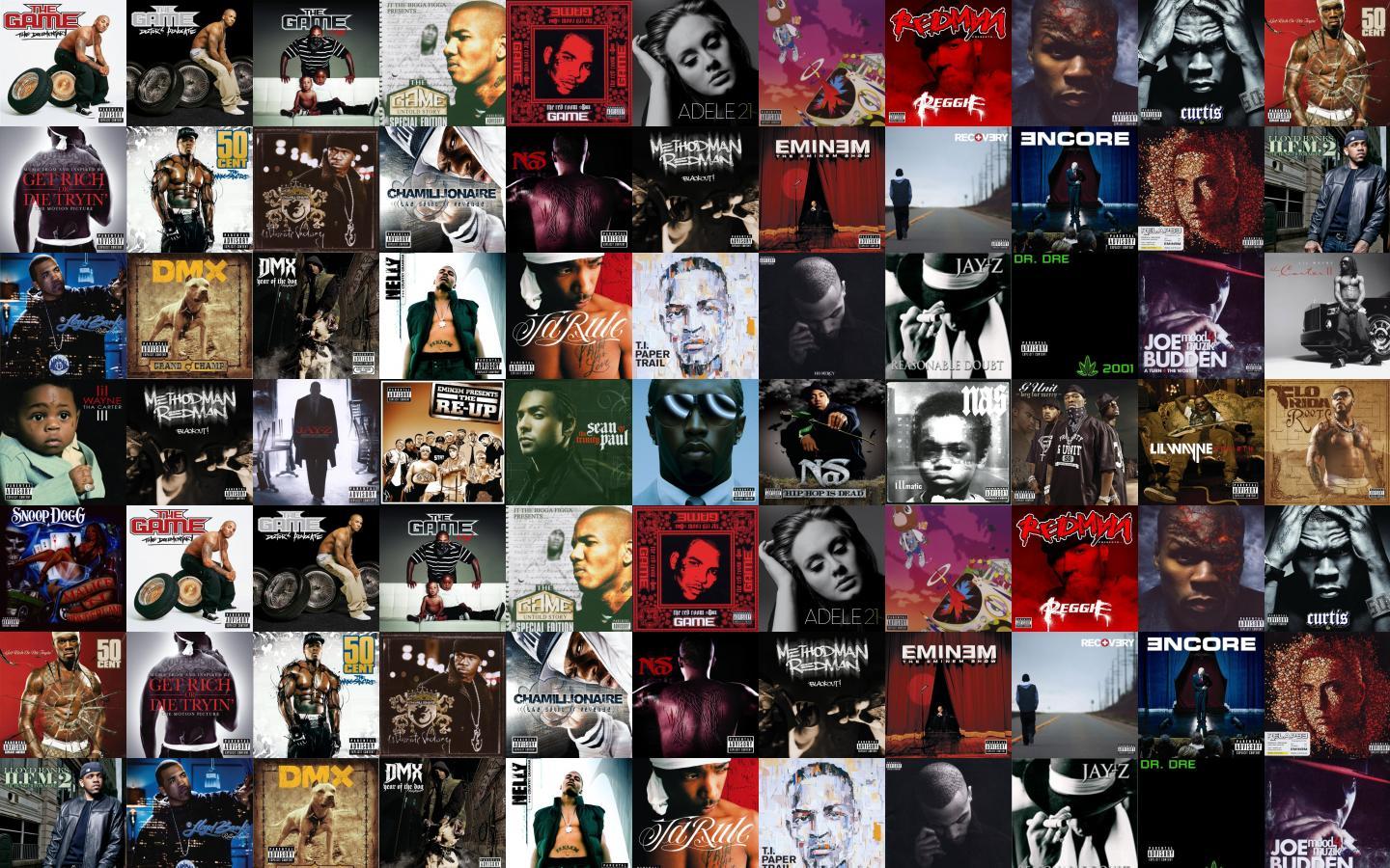 1440x900 Tiled Hip Hop Albums .