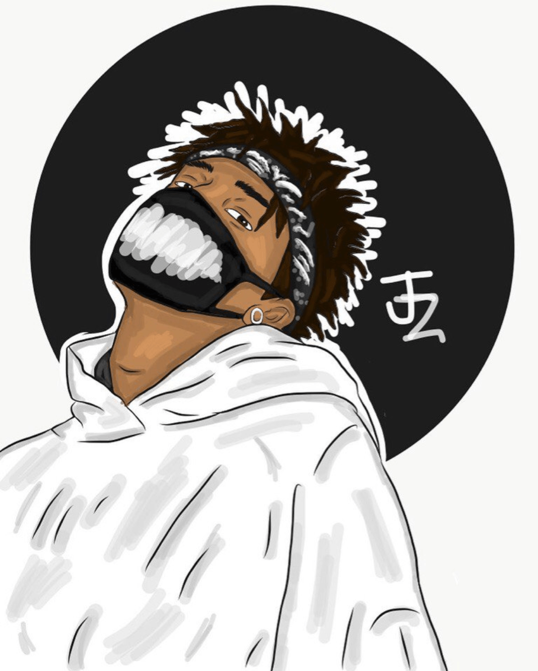 1080x1345 Cartoon Rapper Wallpaperwallpaper.dog