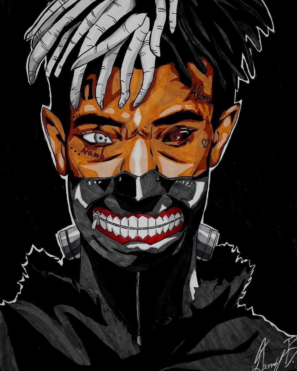 1000x1250 xxx Tentacion Hiphop Rapper Silk Poster .aliexpress.com · In stock