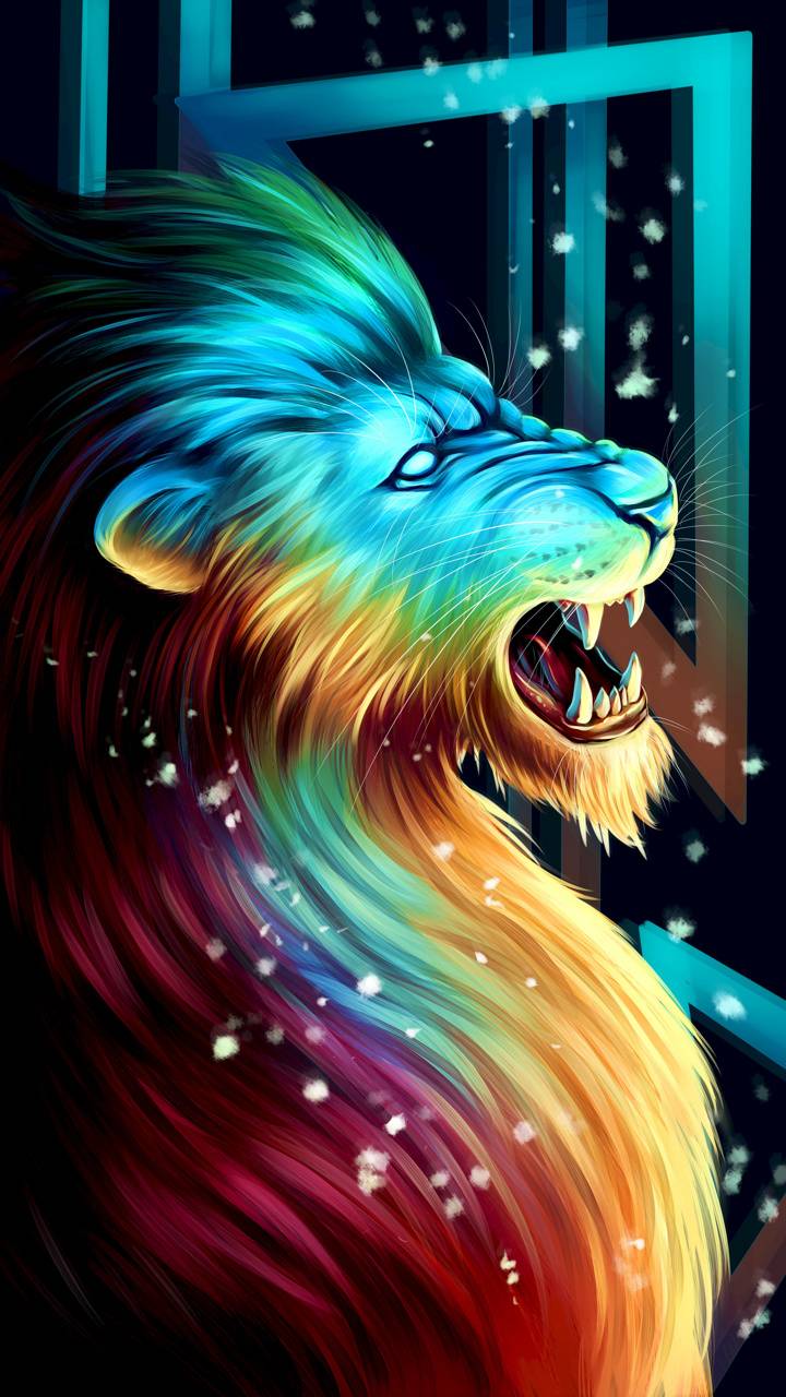 Cool Rainbow Lion Wallpapers - Top Free Cool Rainbow Lion Backgrounds