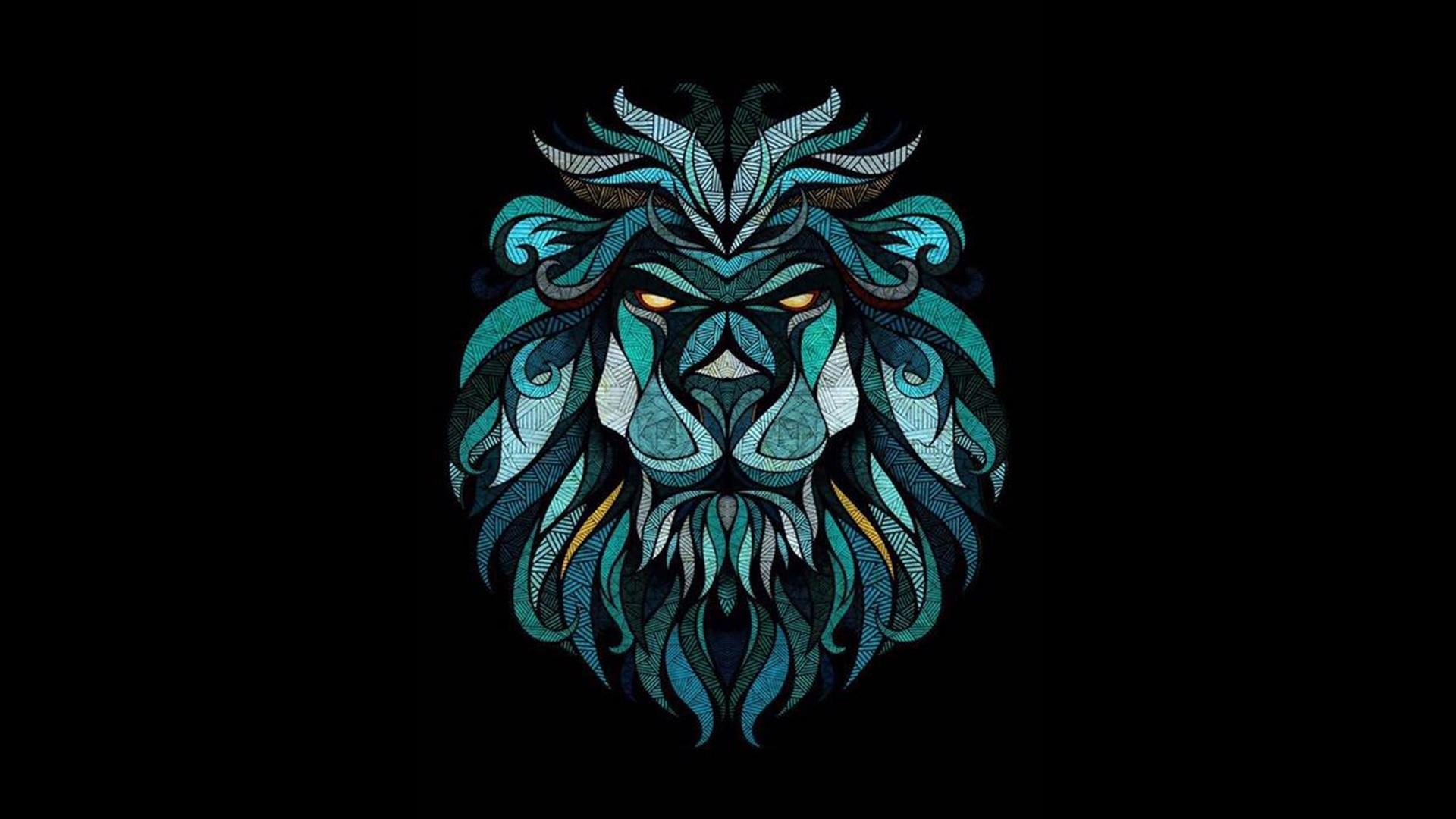 1920x1080 Cool Abstract Lion Wallpaper 1920x1080 .