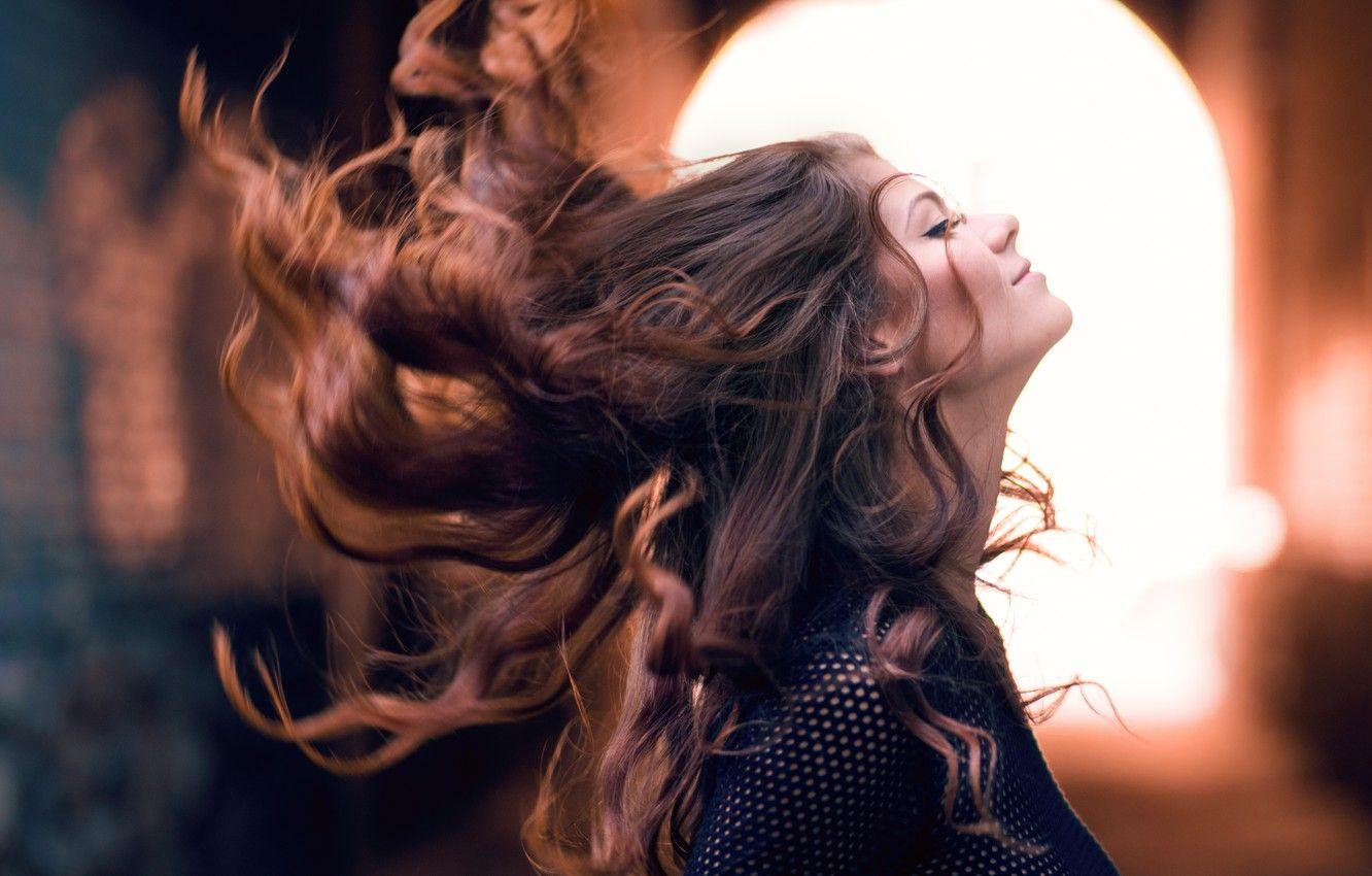 1332x850 girl, face, background, hair, profile .