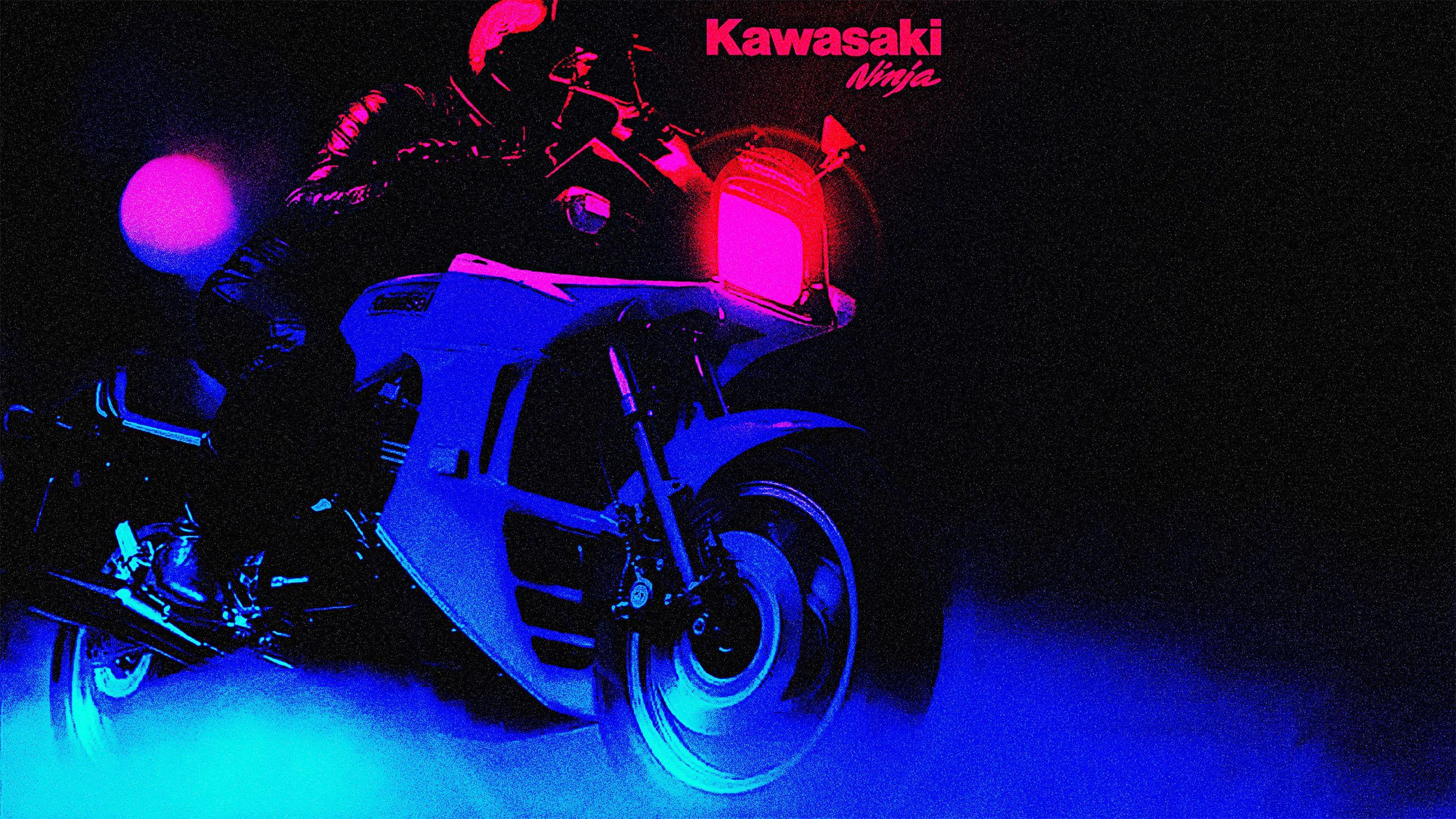 2667x1500 Kawasaki Bike from Top Gun wallpaper