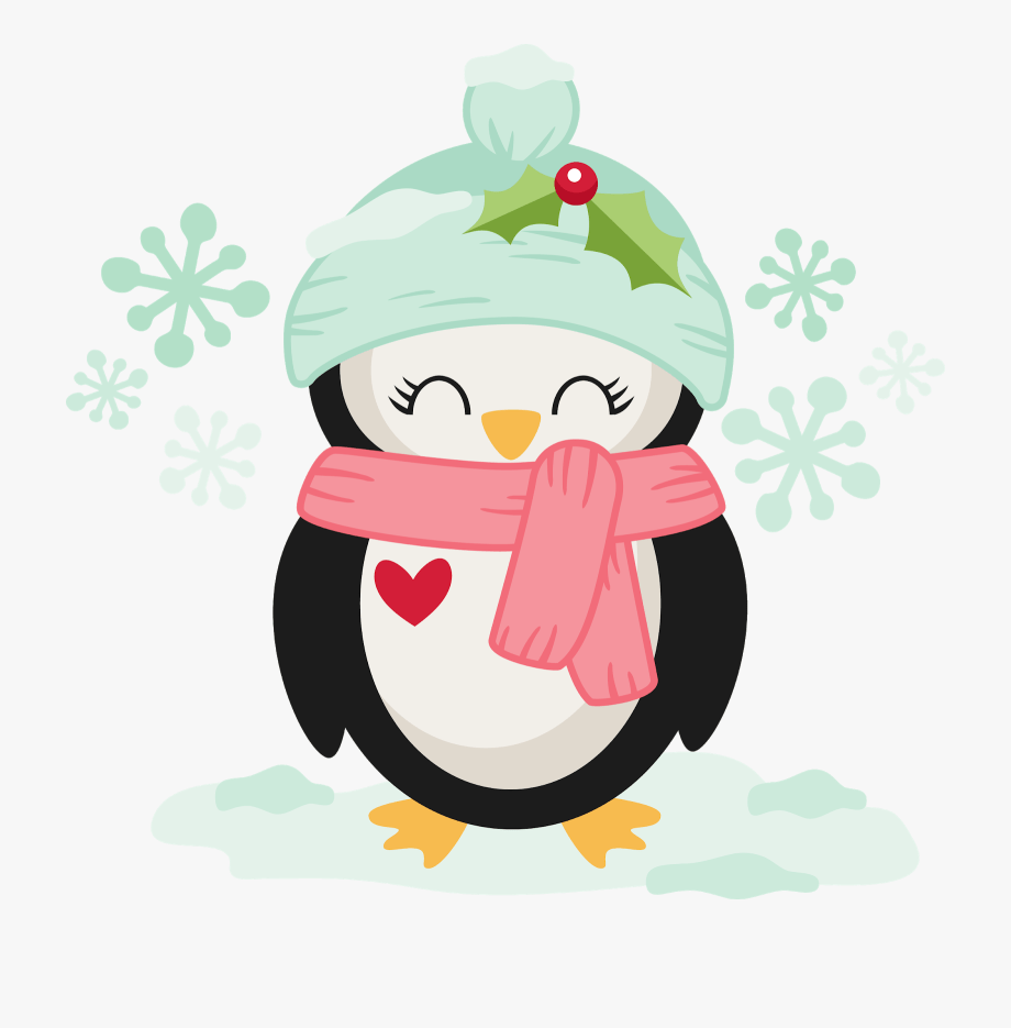 920x935 Cute Christmas Penguin Wallpaper