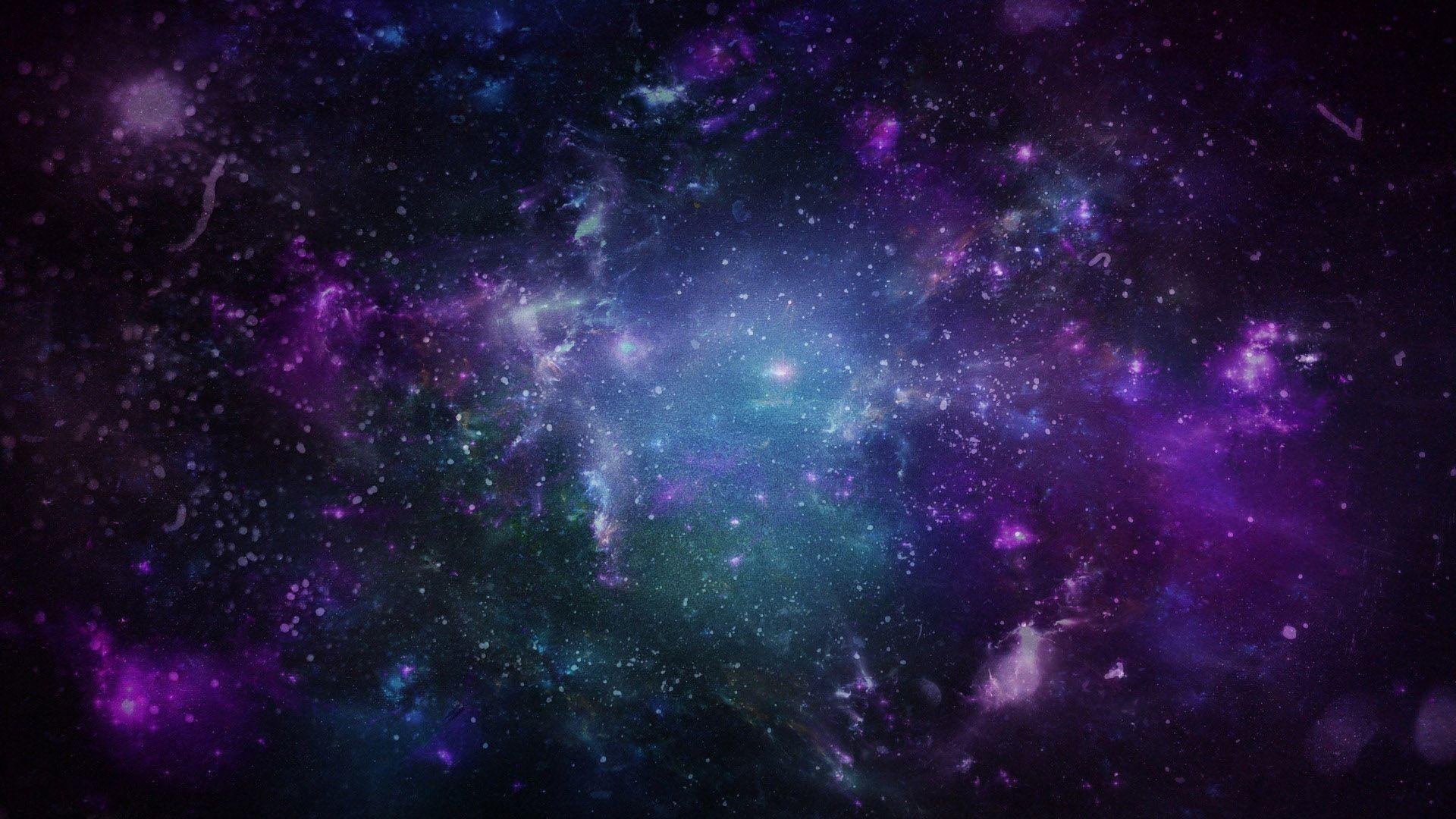 1920x1080 Purple Galaxy Background