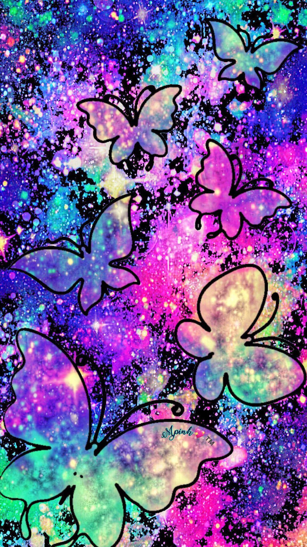 1080x1920 Galaxy wallpaper, Butterfly wallpaper .com