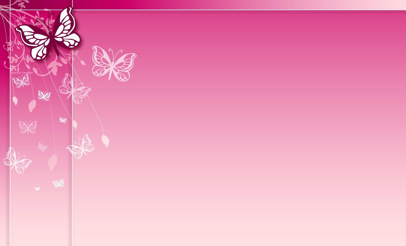 1400x850 Free download Pink Butterfly Wallpaper .