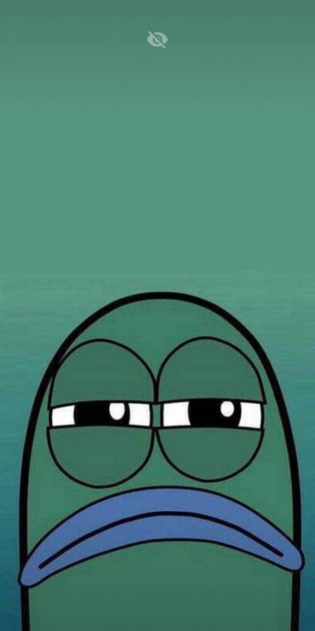640x1280 SpongeBob Fish wallpaper by .