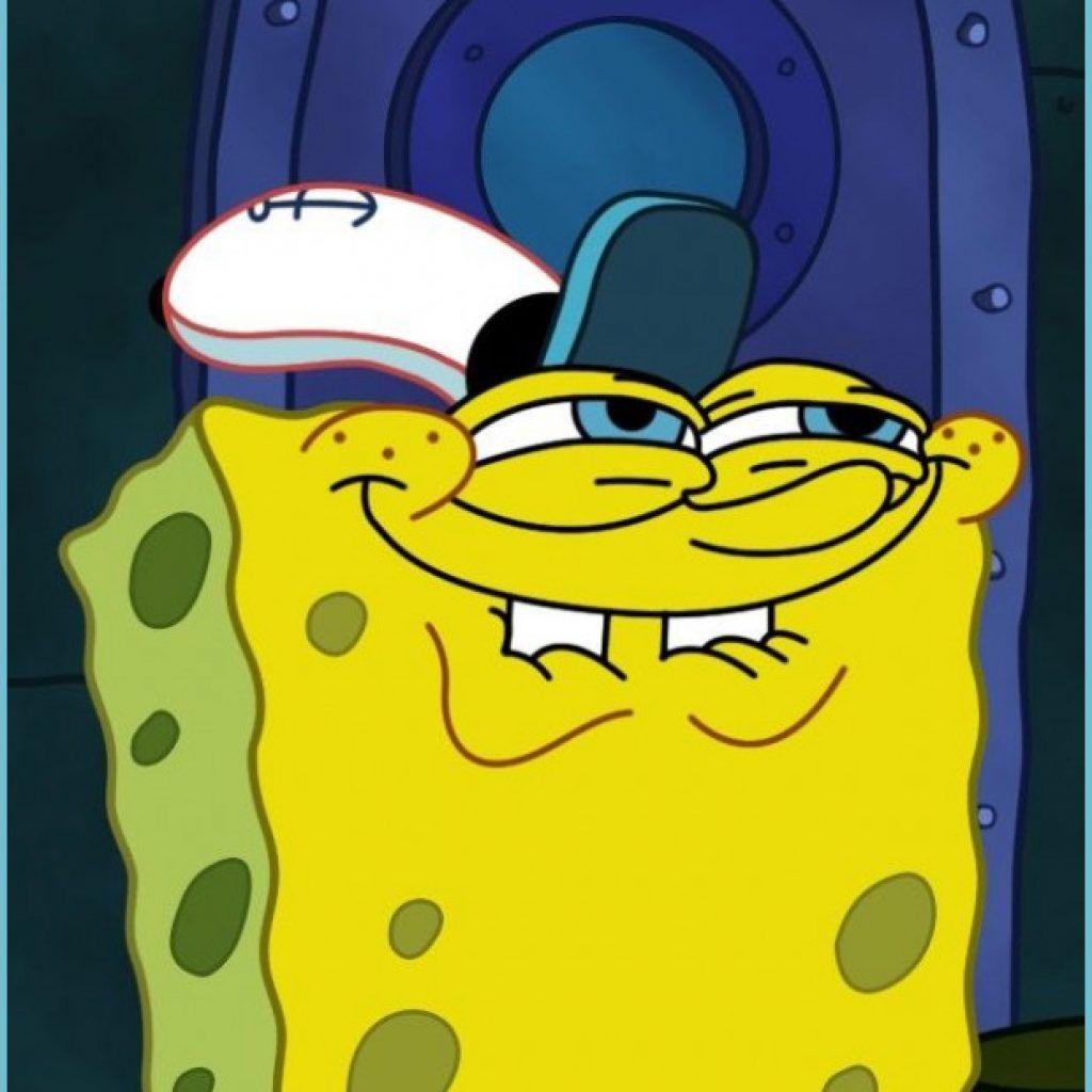 1024x1024 cool spongebob wallpaper .