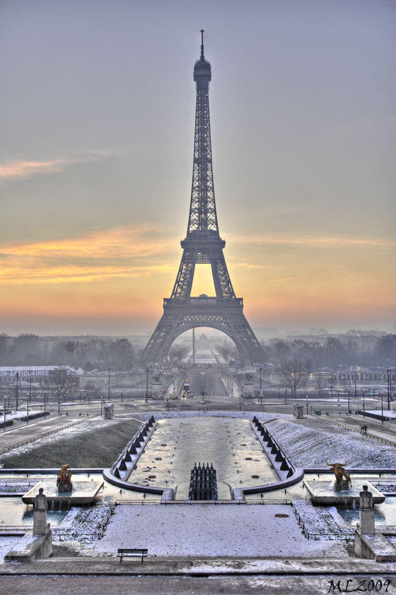 800x1200 Paris winter, Paris, Eiffel