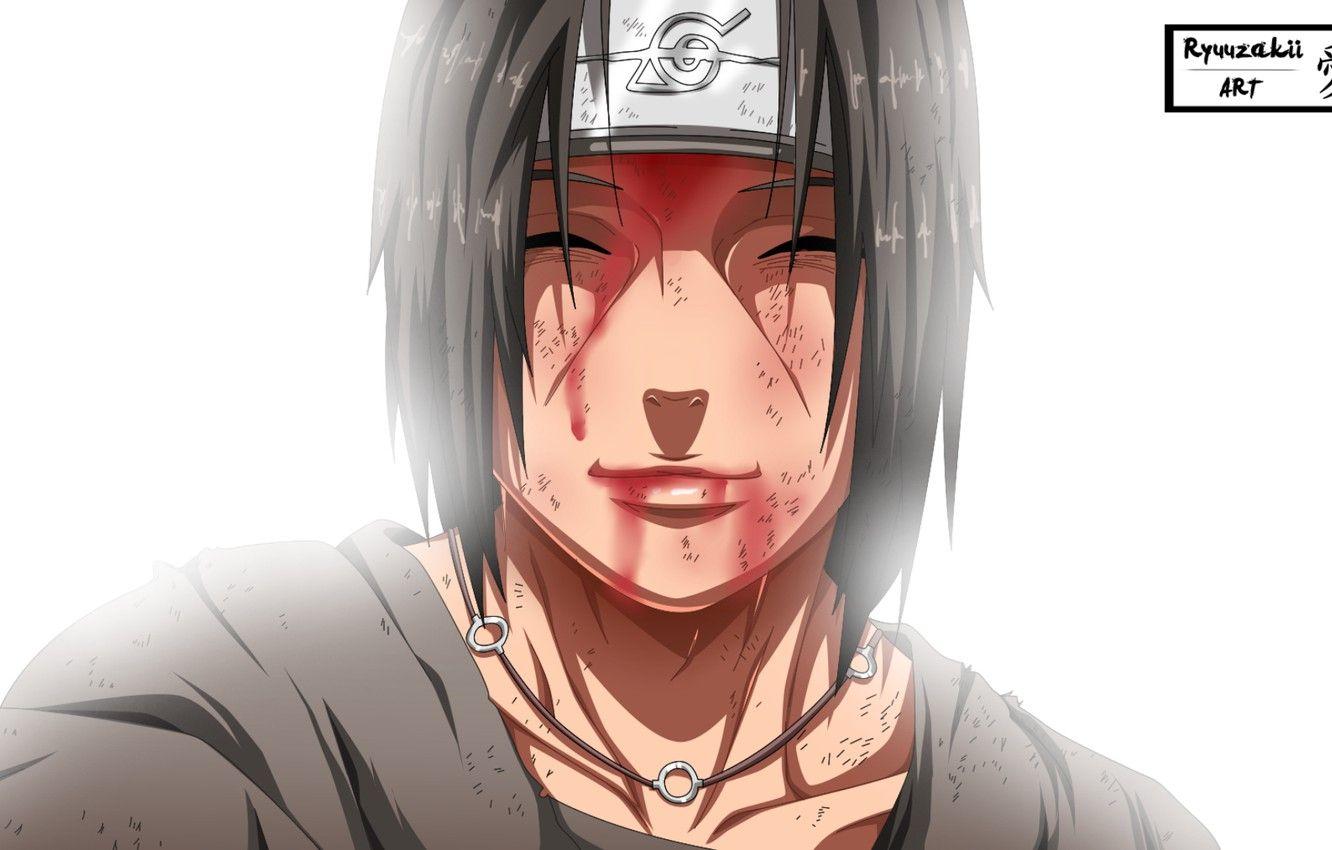 1332x850 Wallpaper blood, guy, Naruto, Naruto, Itachi Uchiha image for desktop, section сёнэн