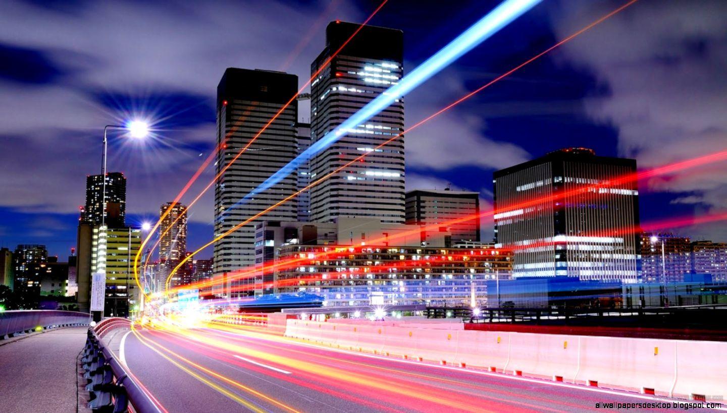 1440x819 Tokyo City Street Light Wallpaper HD .