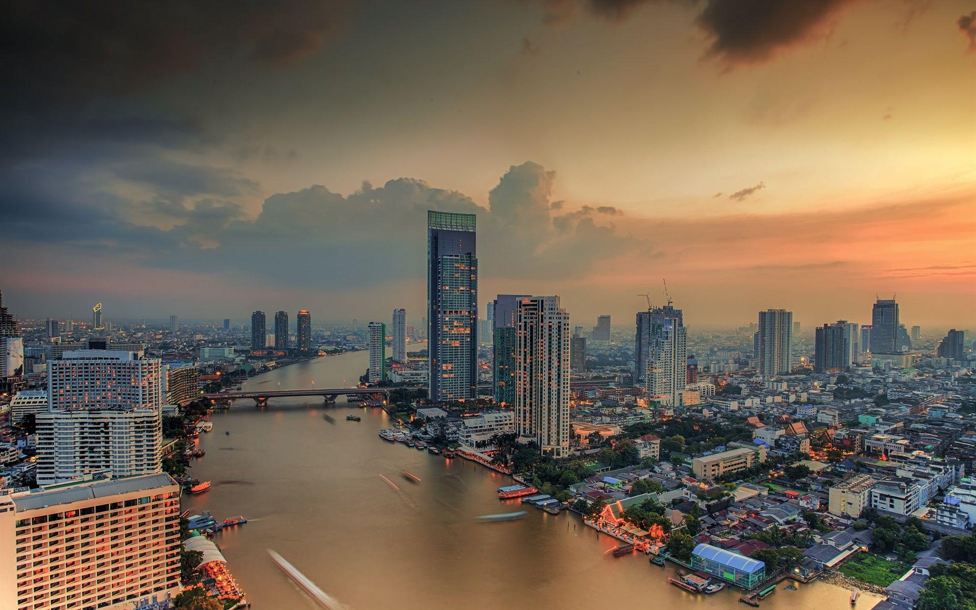 Bangkok Skyline Wallpapers Top Free Bangkok Skyline Backgrounds 