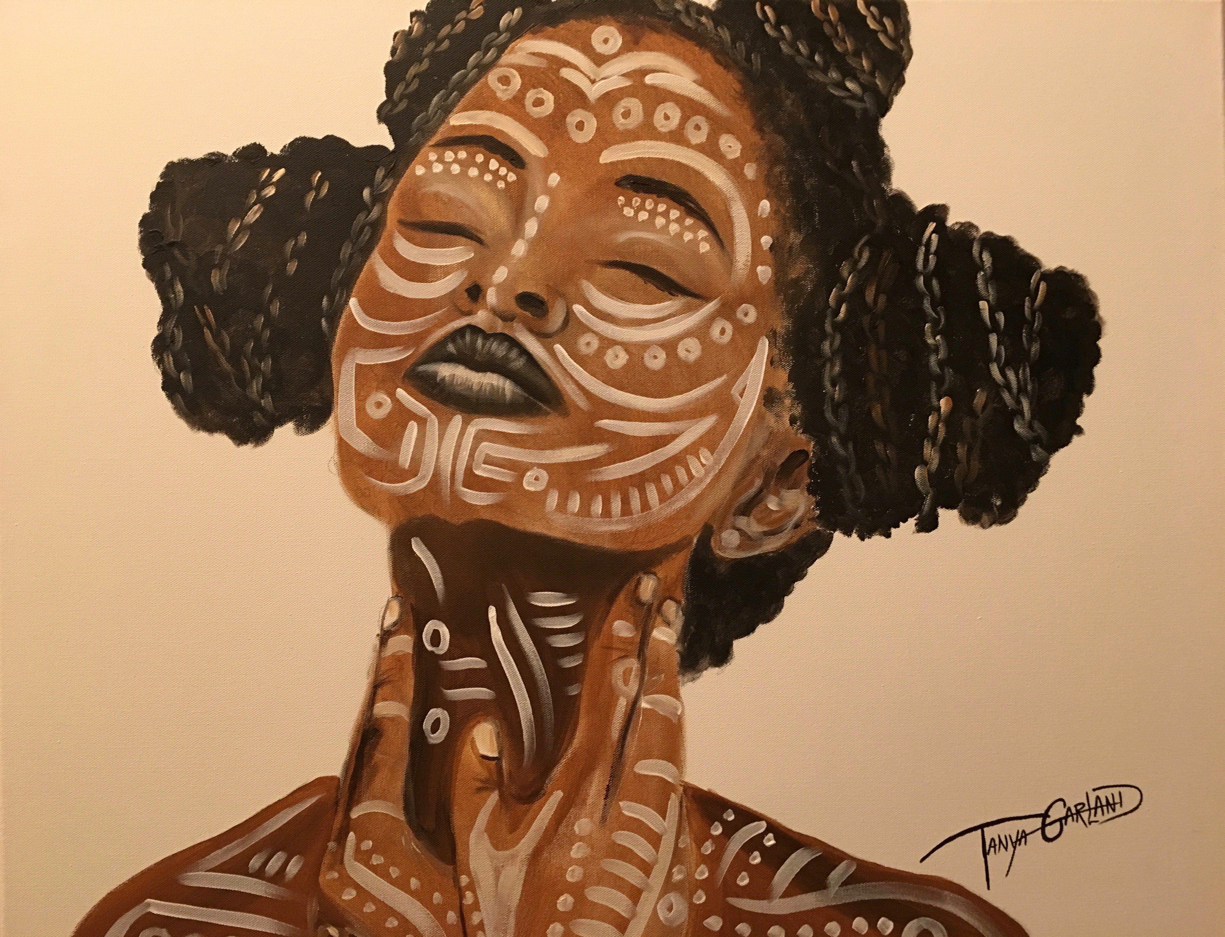 3940x3015 African Queen Art Wallpaper .line.