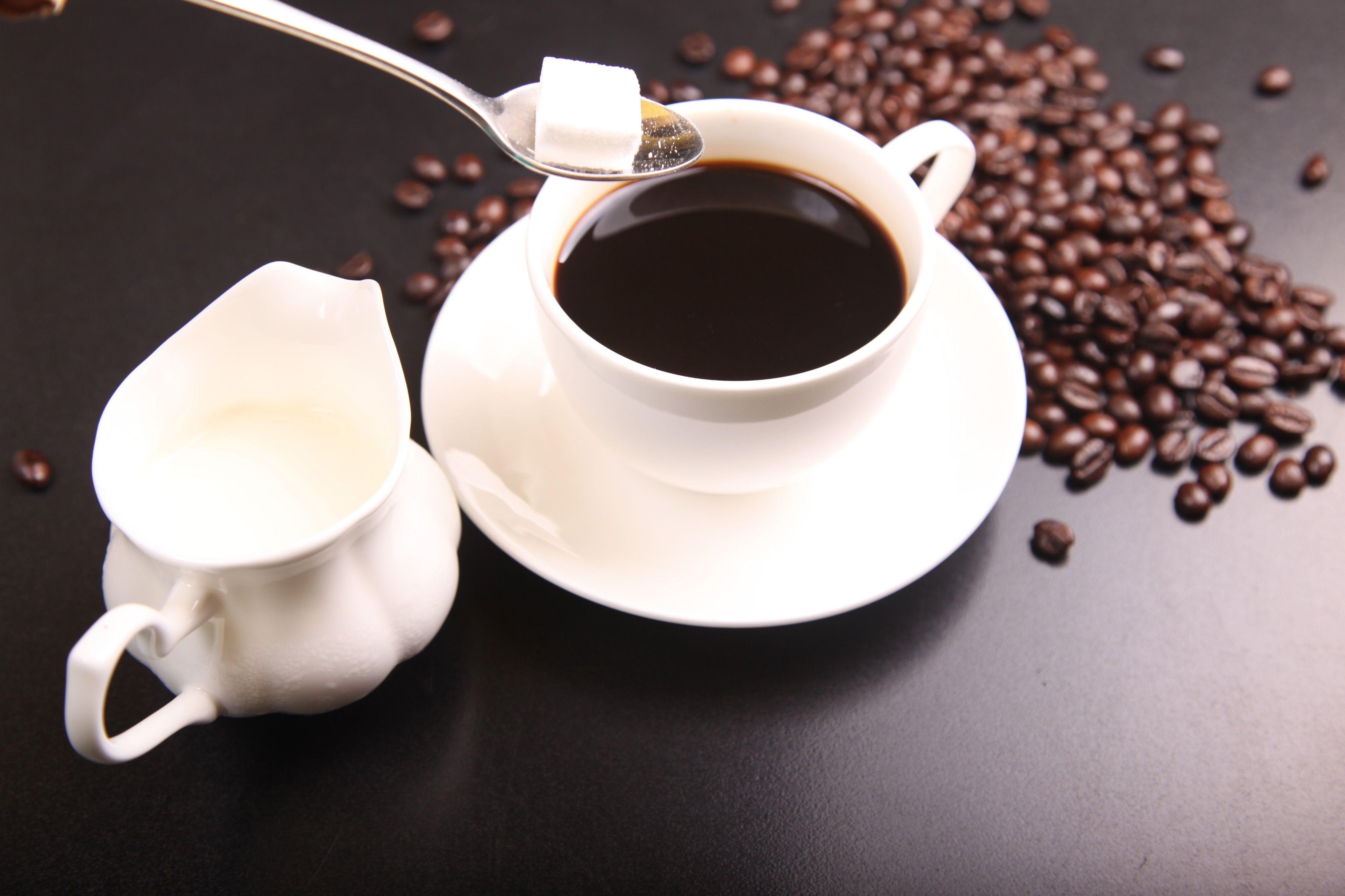 4080x2720 Coffee with Milk & Sugar Free Stock .
