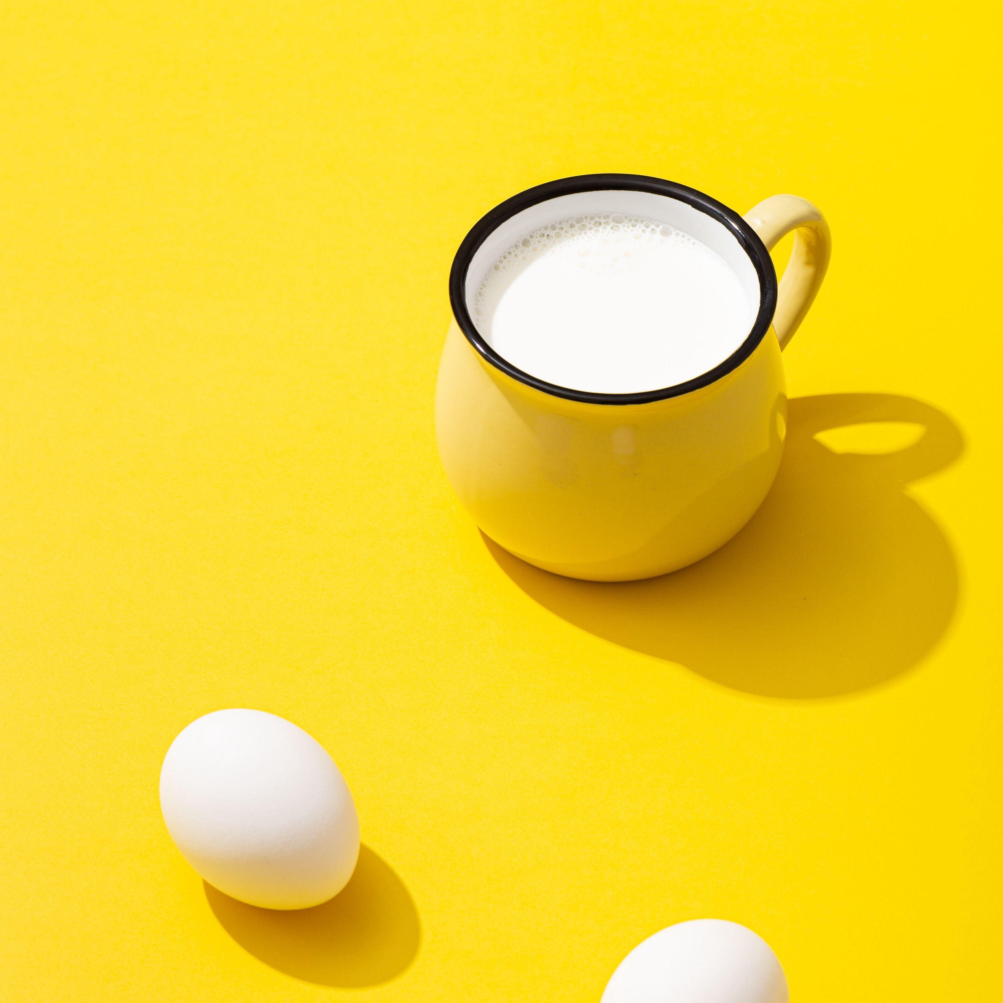 3415x3415 Download wallpaper 3415x3415 cup, milk .