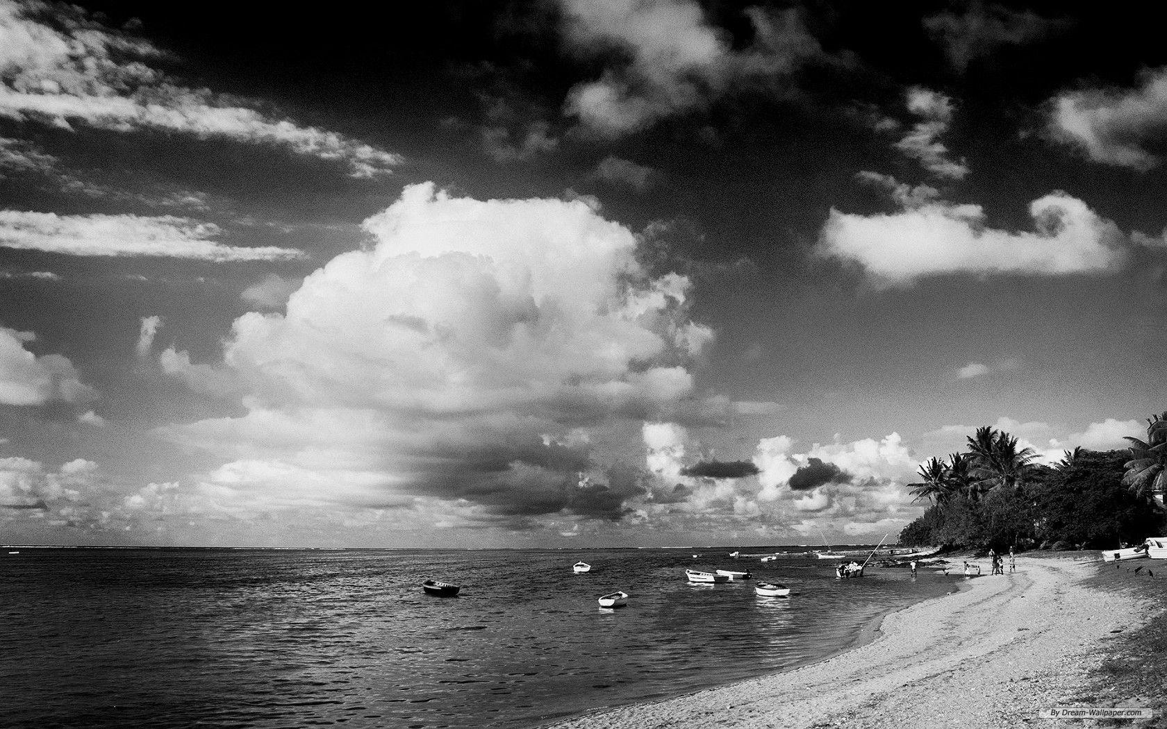 1680x1050 Black And White Landscape Wallpaper .dream