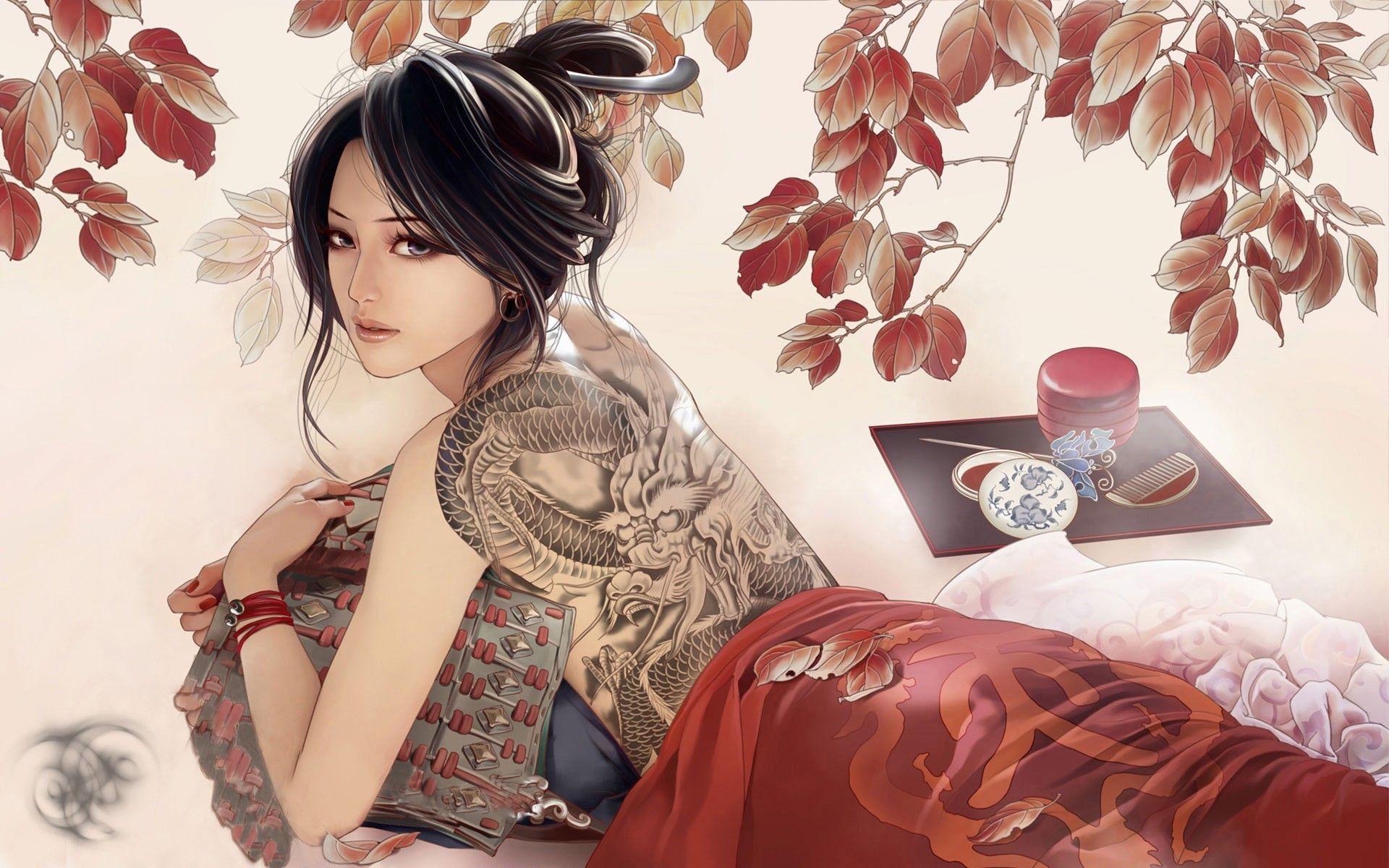 1920x1200 Download Japanese Woman Wallpaper Desktop Background
