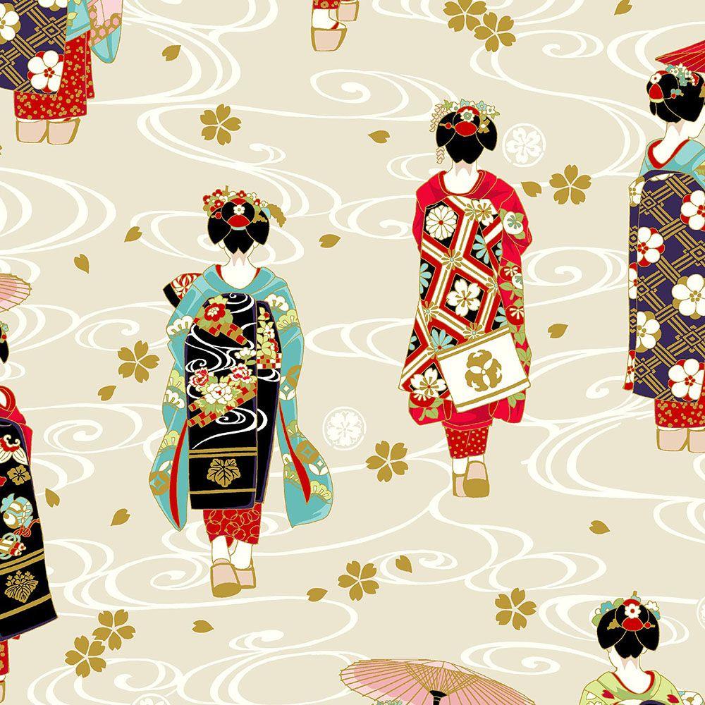 1000x1000 Geisha: Maiko Collection (By the Half Yard) Japanese