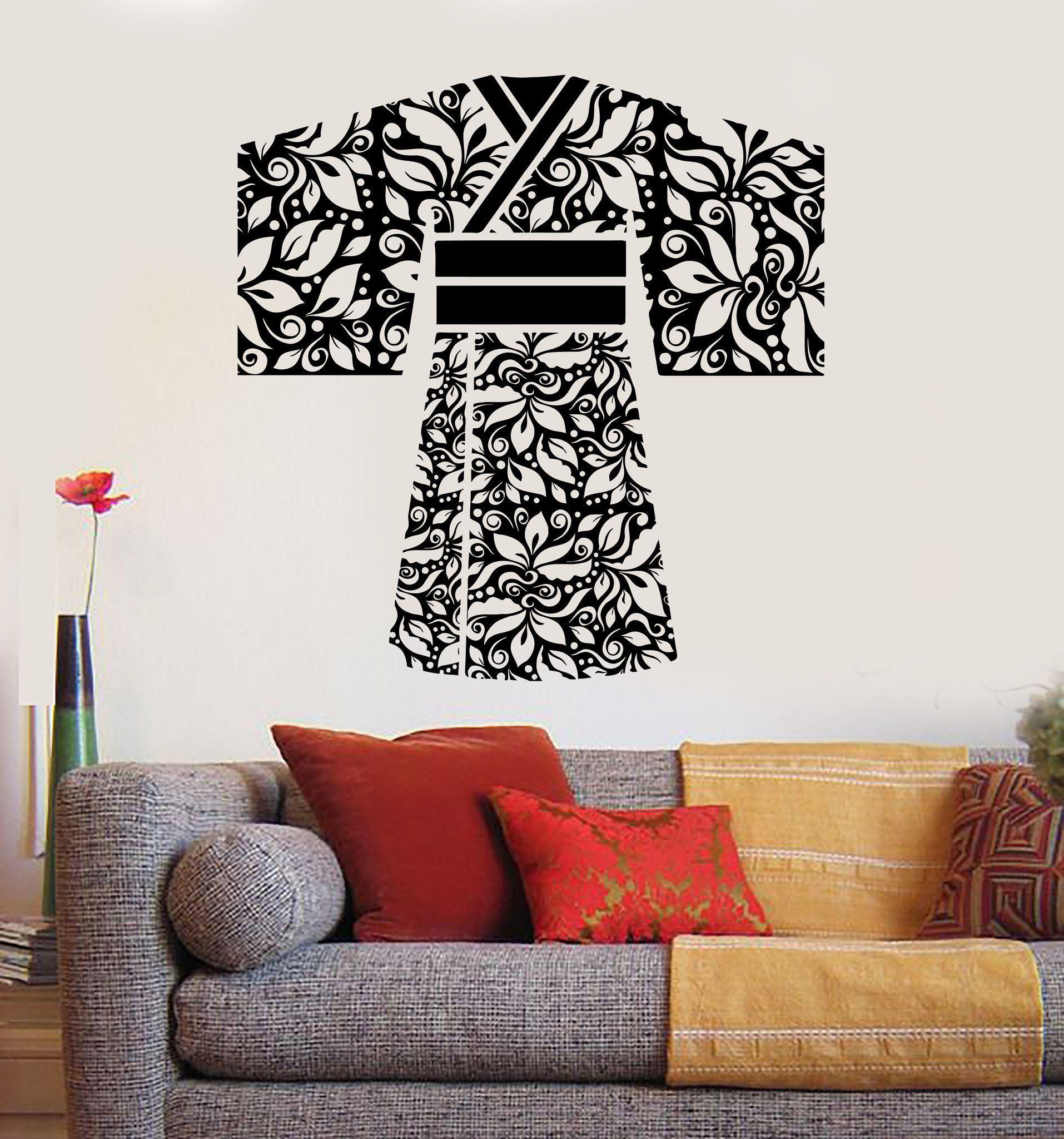 1914x2048 Vinyl Wall Decal Geisha Kimono Japan Asian Japanese Clothes Stickers
