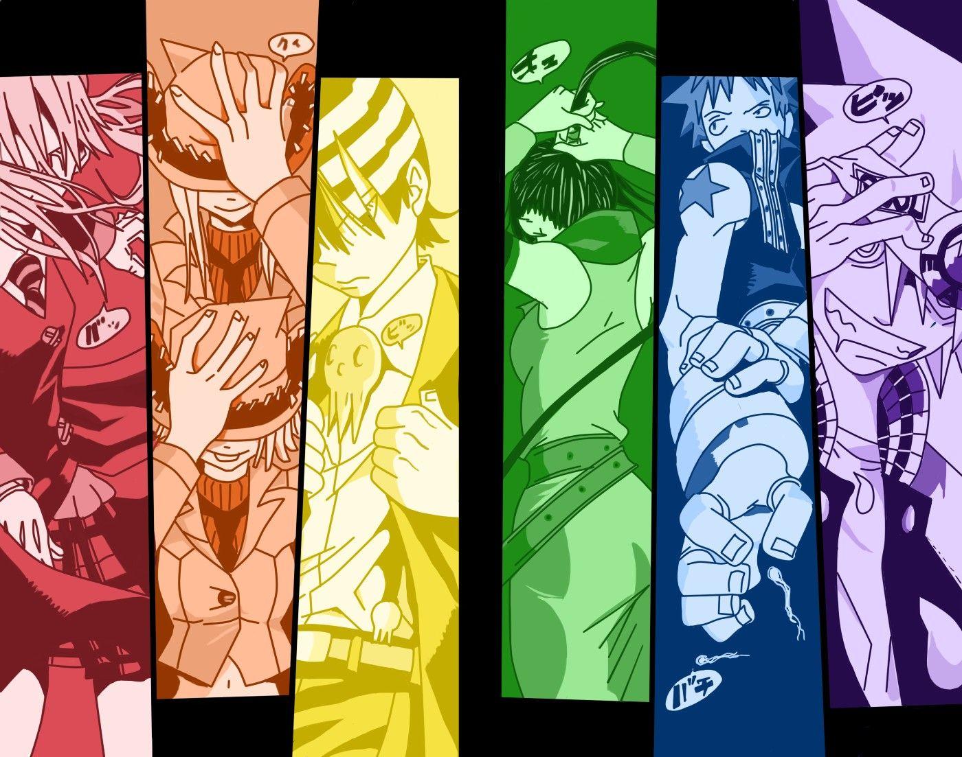 1400x1103 Soul Eater, Maka Albarn, Death The Kid, BlackStar Wallpaper HD / Desktop and Mobile Background