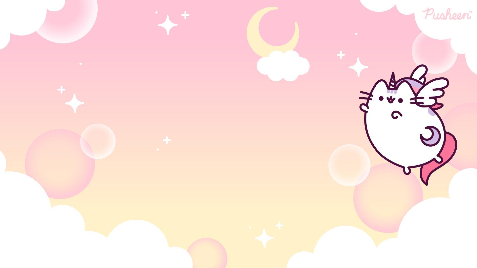 1920x1080 Pusheen Zoom Background