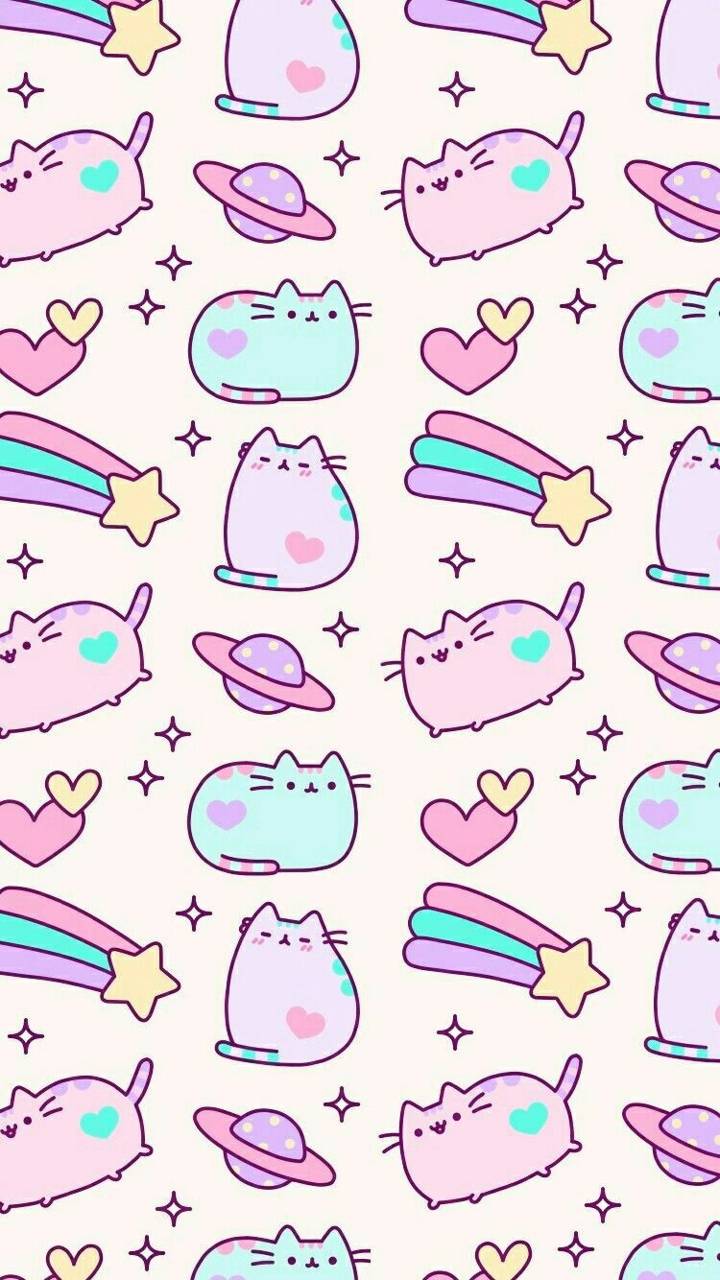 720x1280 Pastel Pusheen wallpaper by .