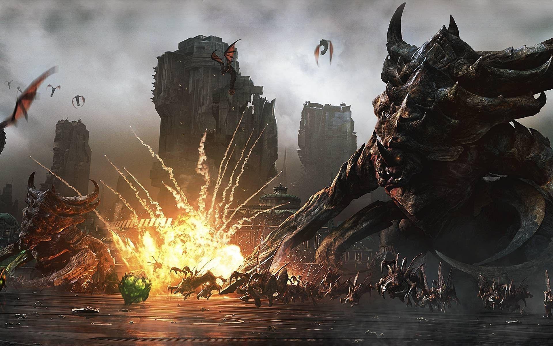 1920x1200 Starcraft II, StarCraft II : Heart Of .
