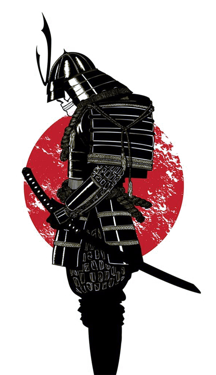720x1248 Japan Design Vector Samurai Illustrations. Free Image