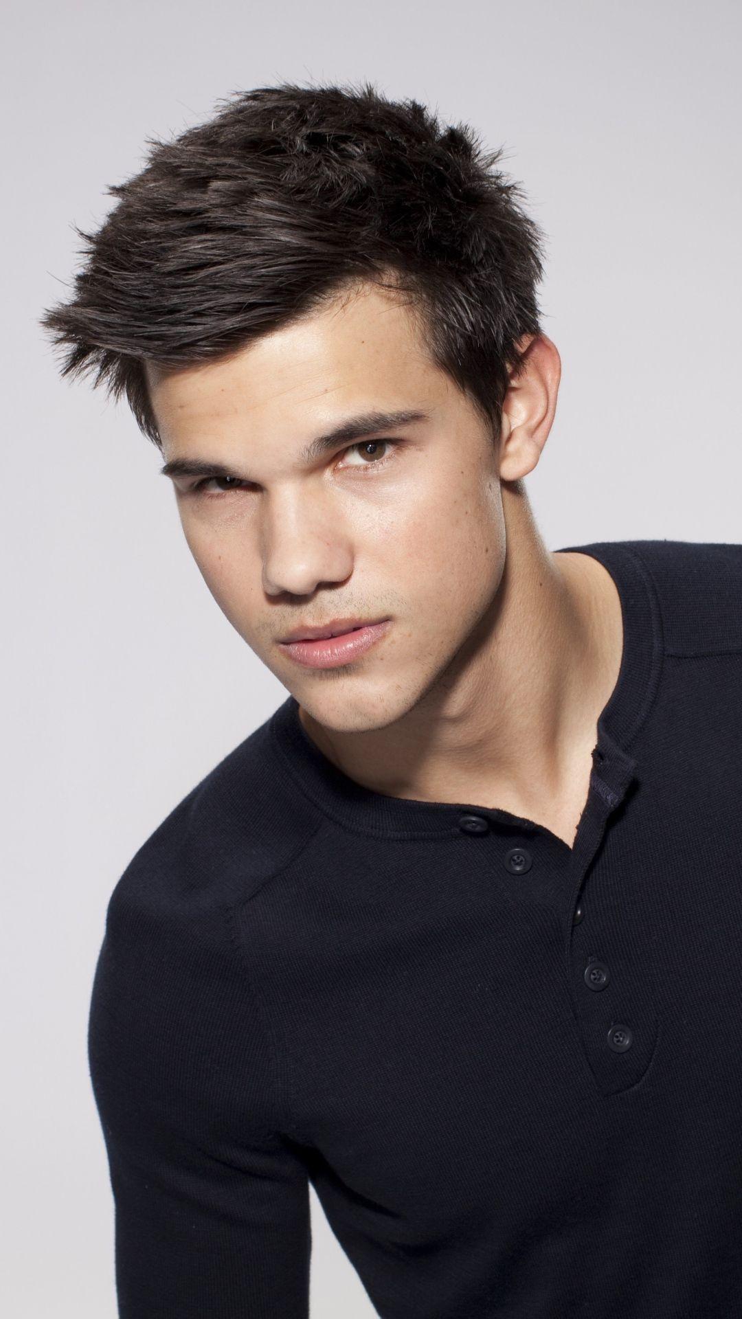 1080x1920 taylor lautner, actor, black hair .