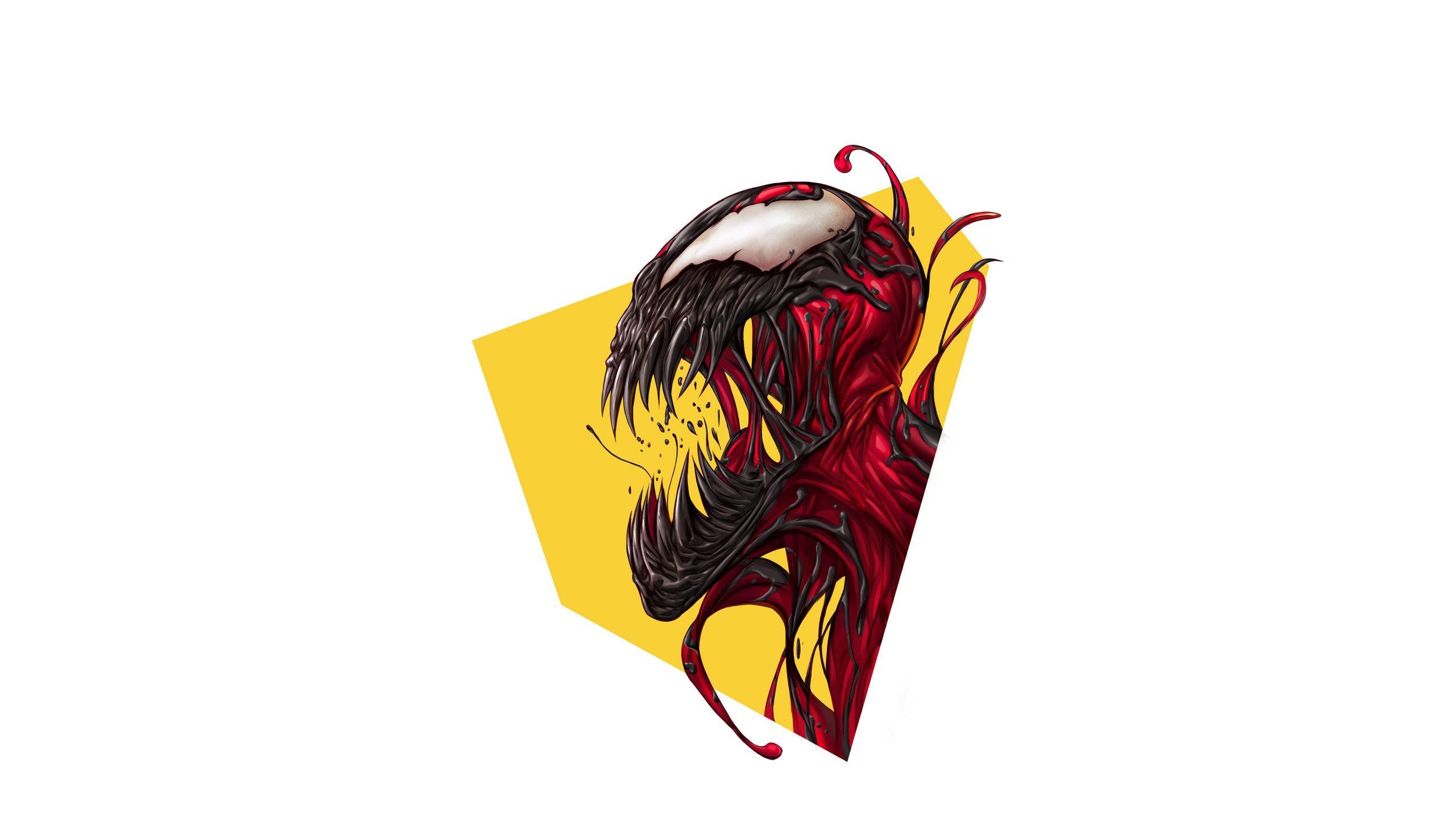 2560x1440 Wallpaper 4k Carnage minimal art 4k .