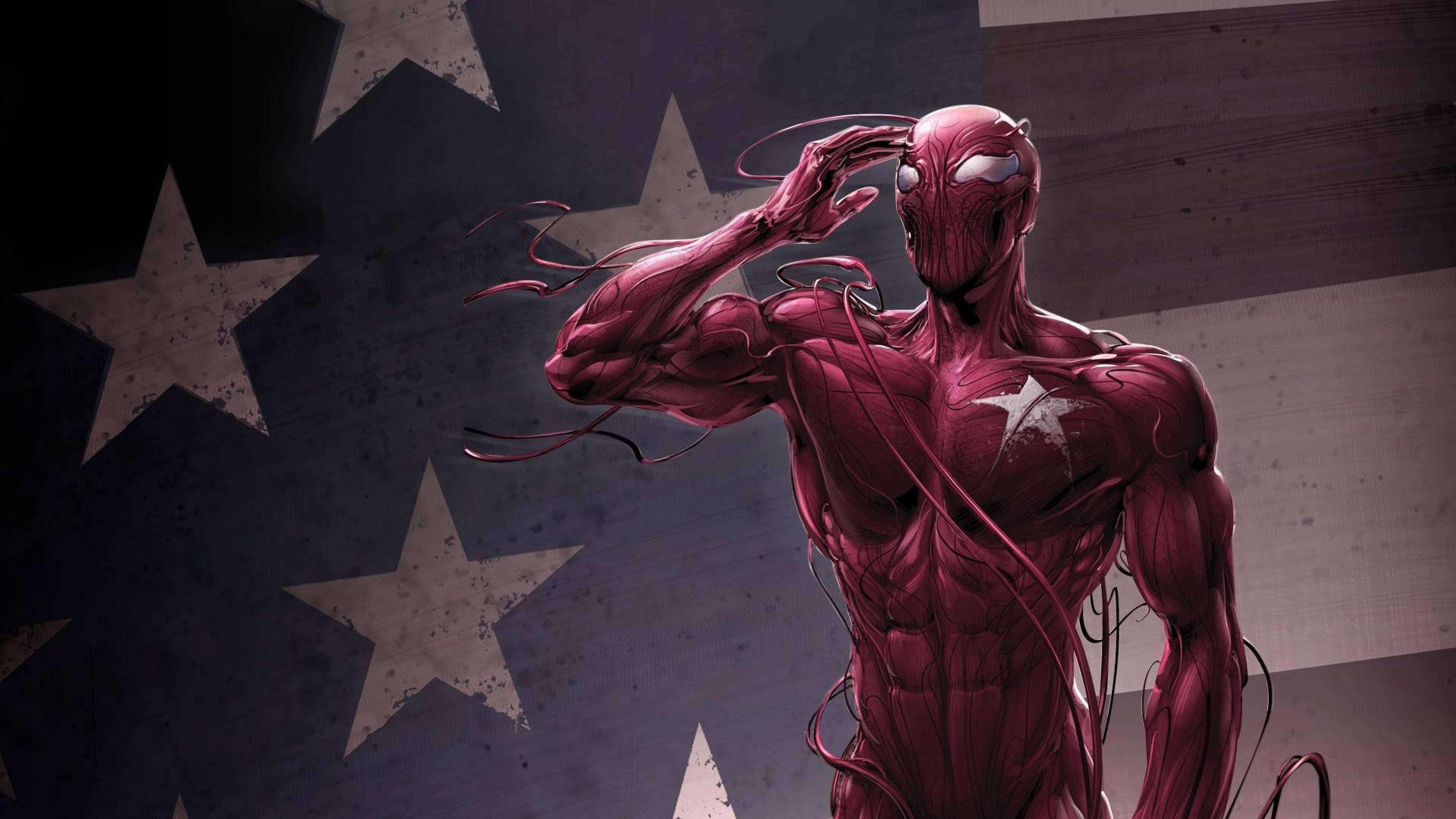 3840x2160 Marvel Comics Carnage 4K .
