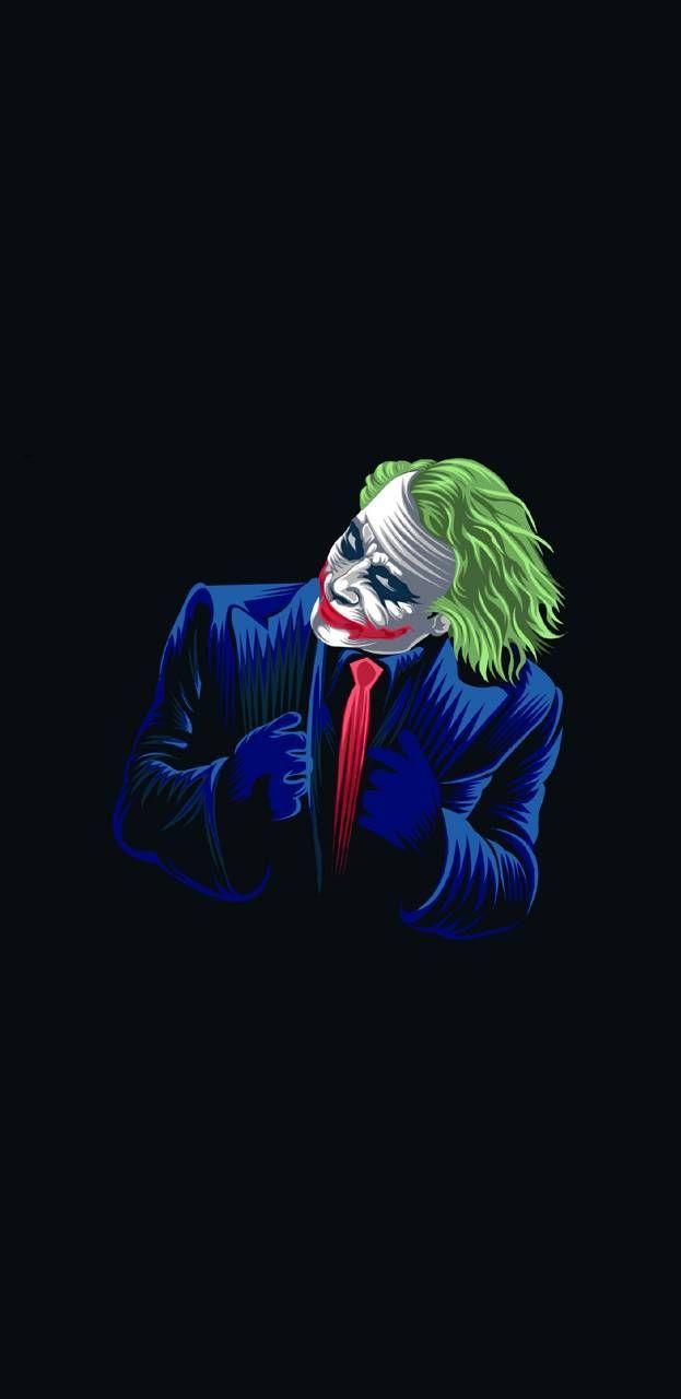 623x1280 Joker Minimalistic wallpaper by .