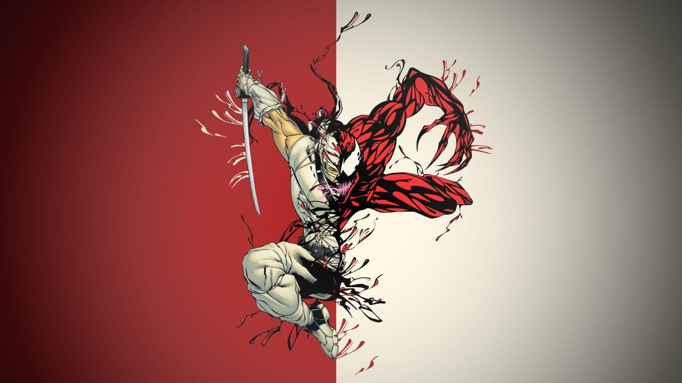 1366x768 carnage computer background .