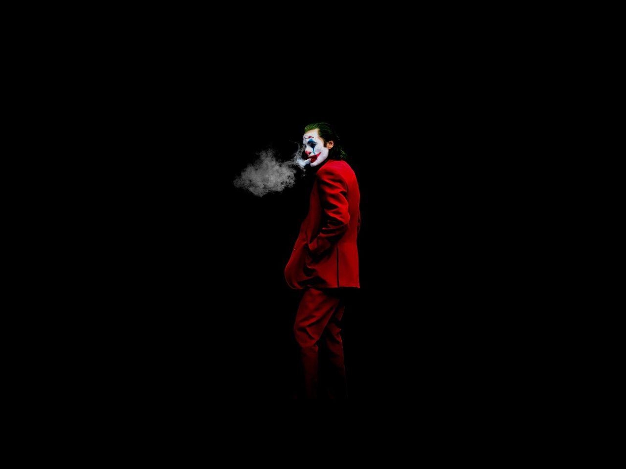 1280x960 wallpaper minimal, joker, 2020 .